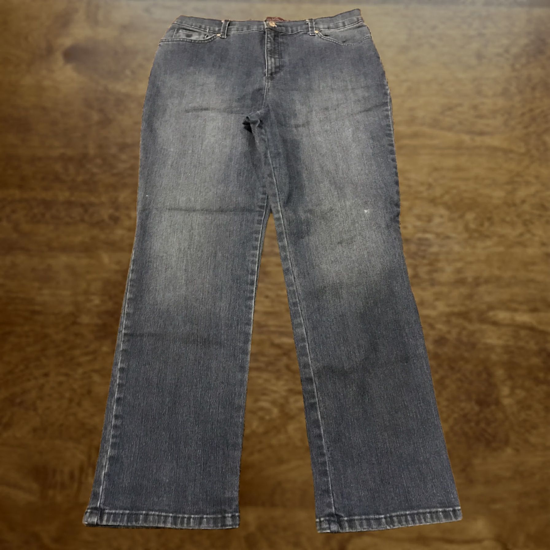 Gloria Vanderbilt Gloria Vanderbilt Jeans Womens 14 Blue amanda Size Short Cotton Blend B21 Size 36" / US 14 / IT 50 - 1 Thumbnail