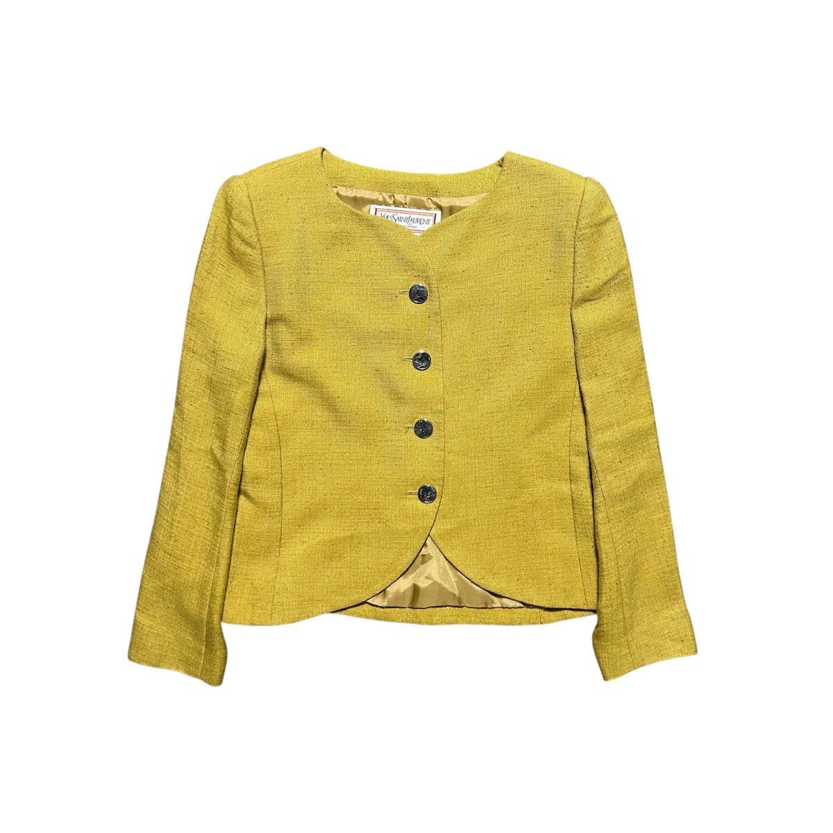Yves Saint Laurent Vintage Yves Saint Laurent Tweed Blazer Size M / US 6-8 / IT 42-44 - 1 Thumbnail