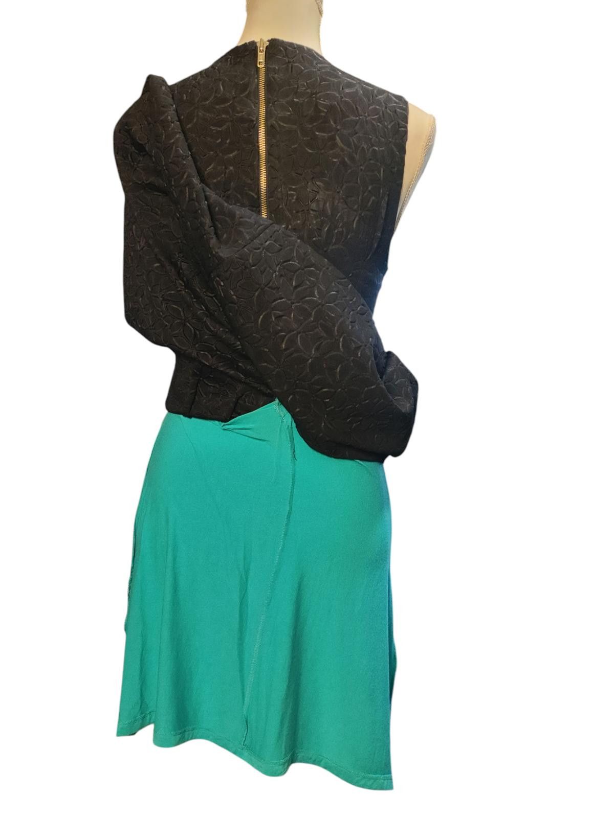 Marvel Comics Maeve by Anthropologie Black Sleeveless Midi Dress Size S / US 4 / IT 40 - 7 Thumbnail