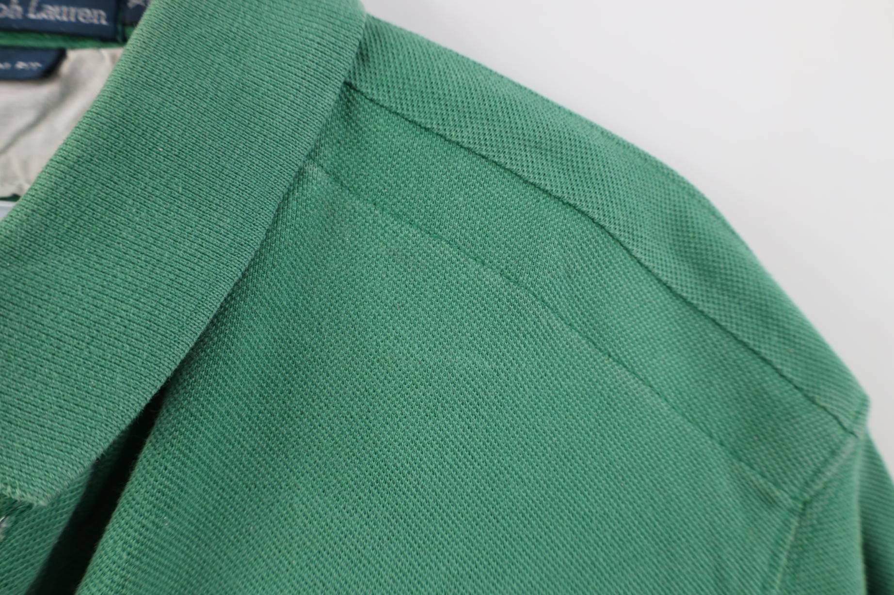 Polo Ralph Lauren Vintage 90s Y2K Ralph Lauren 1921-1927 Shield Polo Shirt Size US XL / EU 56 / 4 - 5 Thumbnail