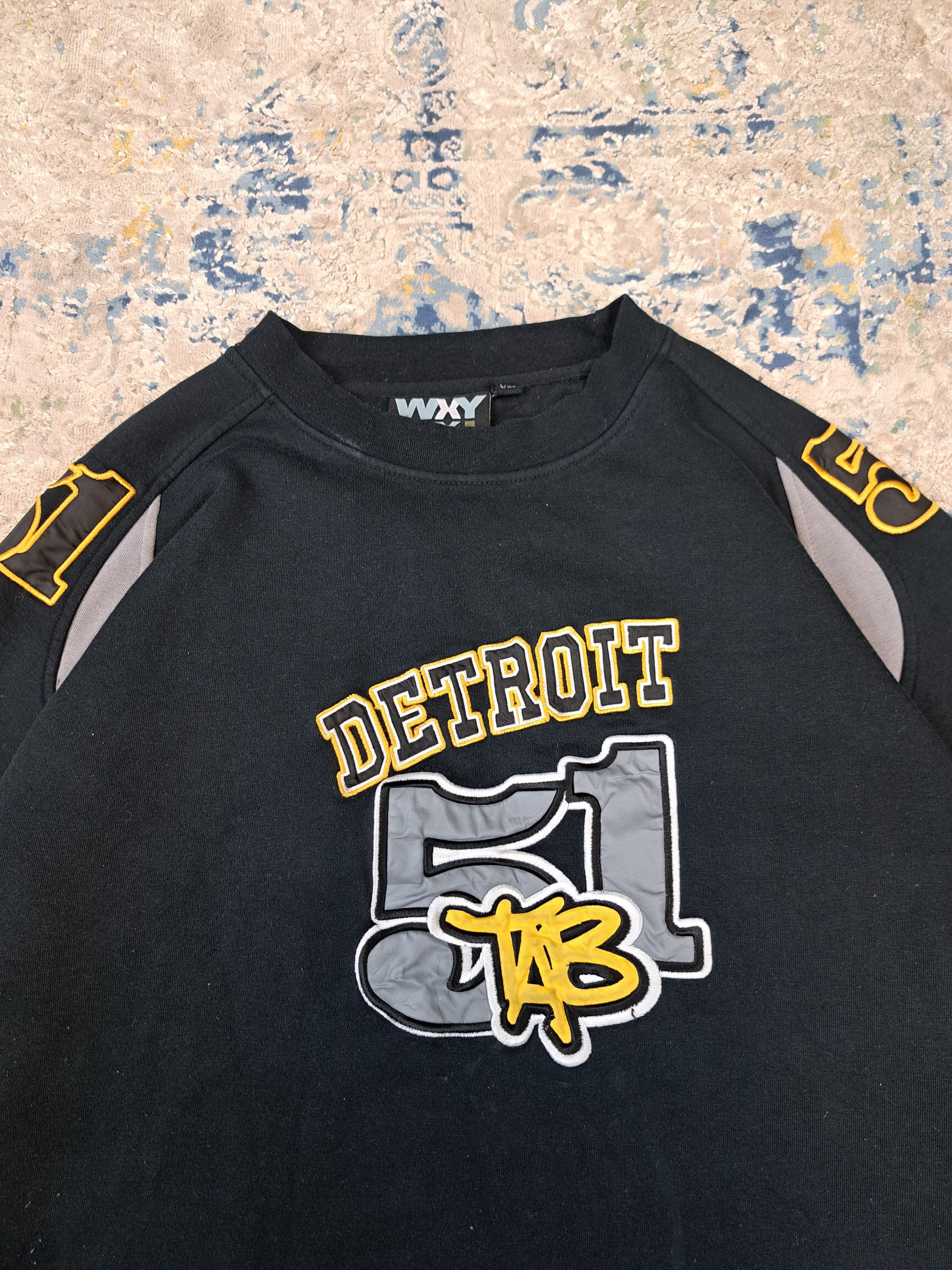 Rap Tees 51 Detroit Bel Air Hip Hop Tag Sweatshirt Rap Drip Size US XL / EU 56 / 4 - 4 Thumbnail
