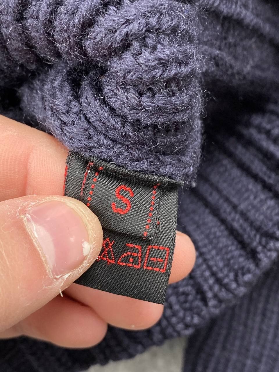 Evisu Vintage Evisu Wool Knit Ribbed Sweater 90s Big Logo Men Size US S / EU 44-46 / 1 - 13 Thumbnail