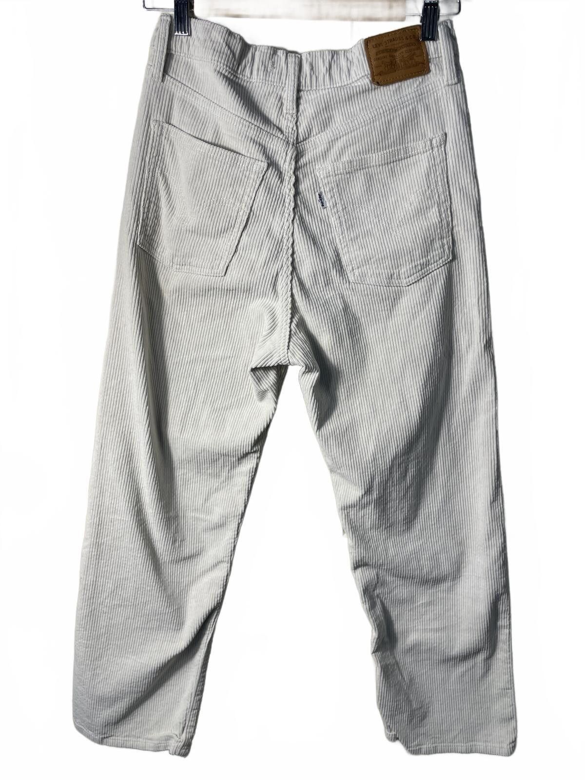 Other Levis Straus and Co Corduroy Pants Women's 27 White Button Size 30" / US 8 / IT 44 - 5 Thumbnail