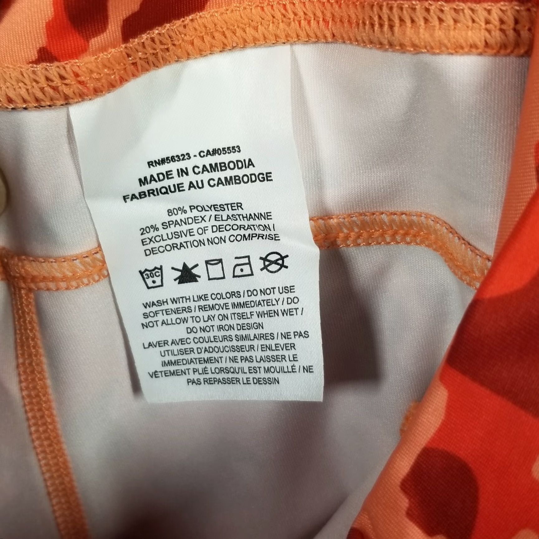 Nike VINTAGE Nike Osaka Court 3/4 Tennis Leggings XS Zip Front Closure Camouflage Leggings Womens Nike Collection 90s Concert Sports Size 26" / US 2 / IT 38 - 7 Thumbnail