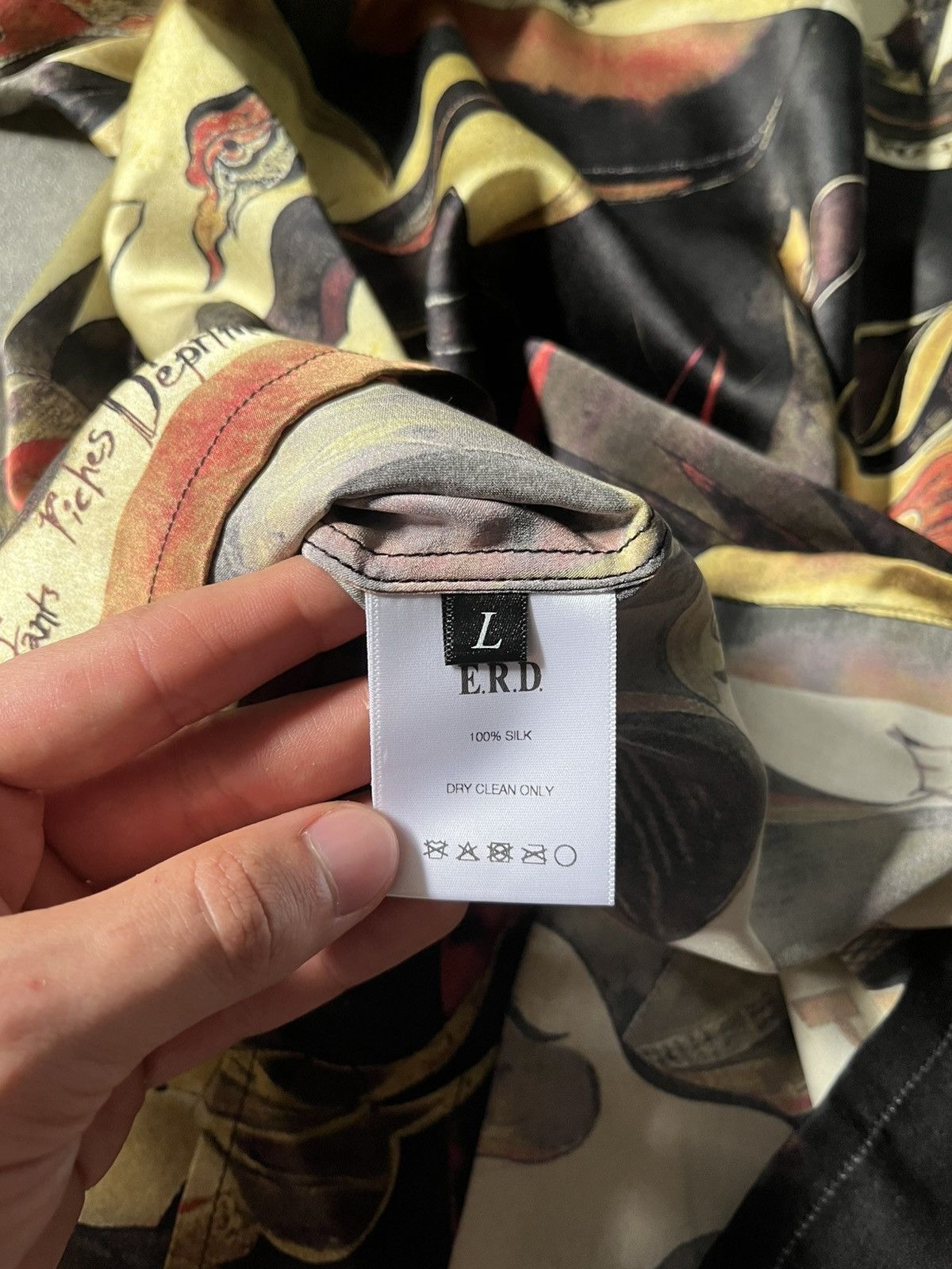 Enfants Riches Deprimes Enfants Riches Deprimes F/W 19 Broken Violin silk shirt Size US L / EU 52-54 / 3 - 11 Thumbnail