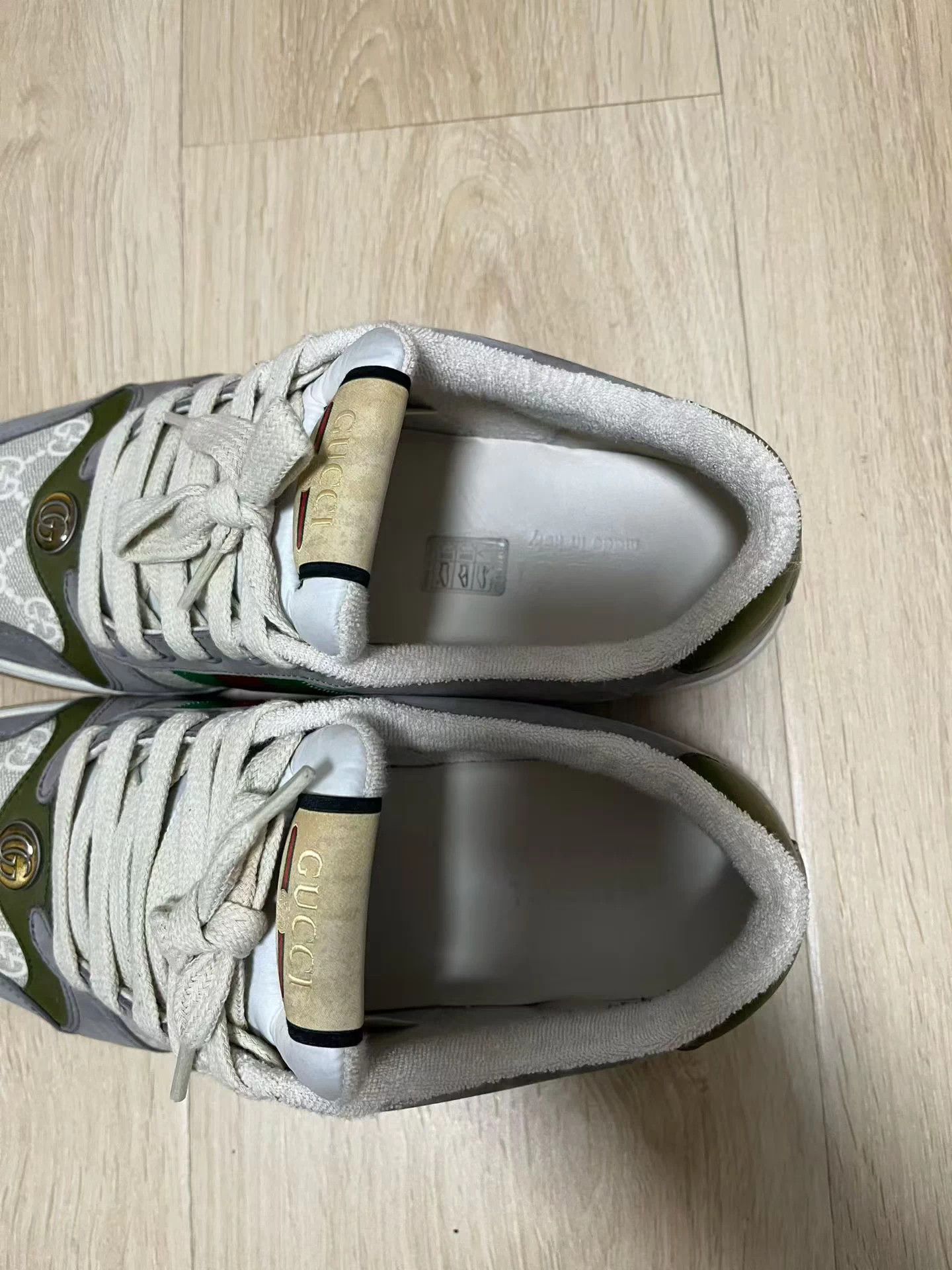Gucci Gucci Rhyton 'Dirty' Sneaker Gray Green 8.5 US Original Box Size US 8.5 / EU 41-42 - 7 Thumbnail