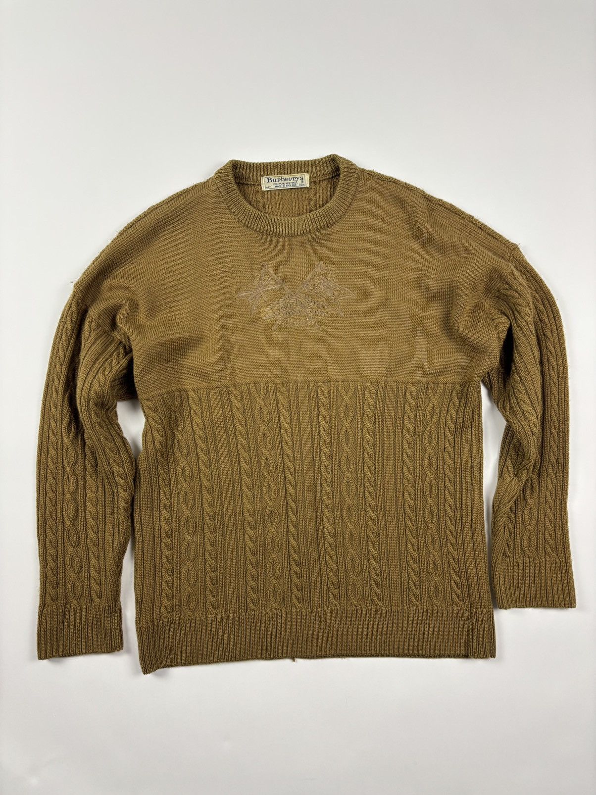 Burberry Vintage Burberry Crewneck Sweater Size US M / EU 48-50 / 2 - 1 Thumbnail