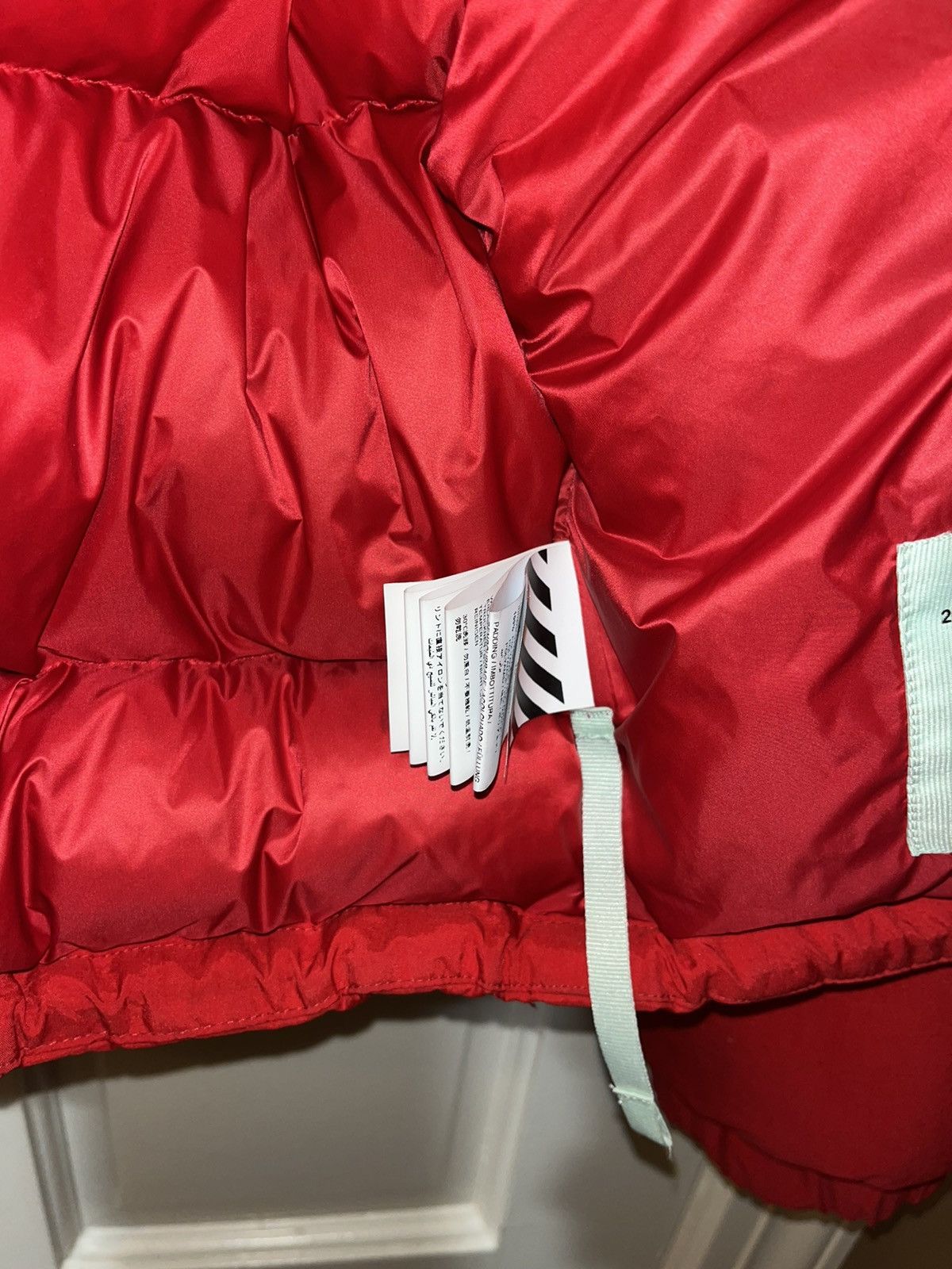 Off-White Off white red “down jacket” Size US L / EU 52-54 / 3 - 5 Thumbnail