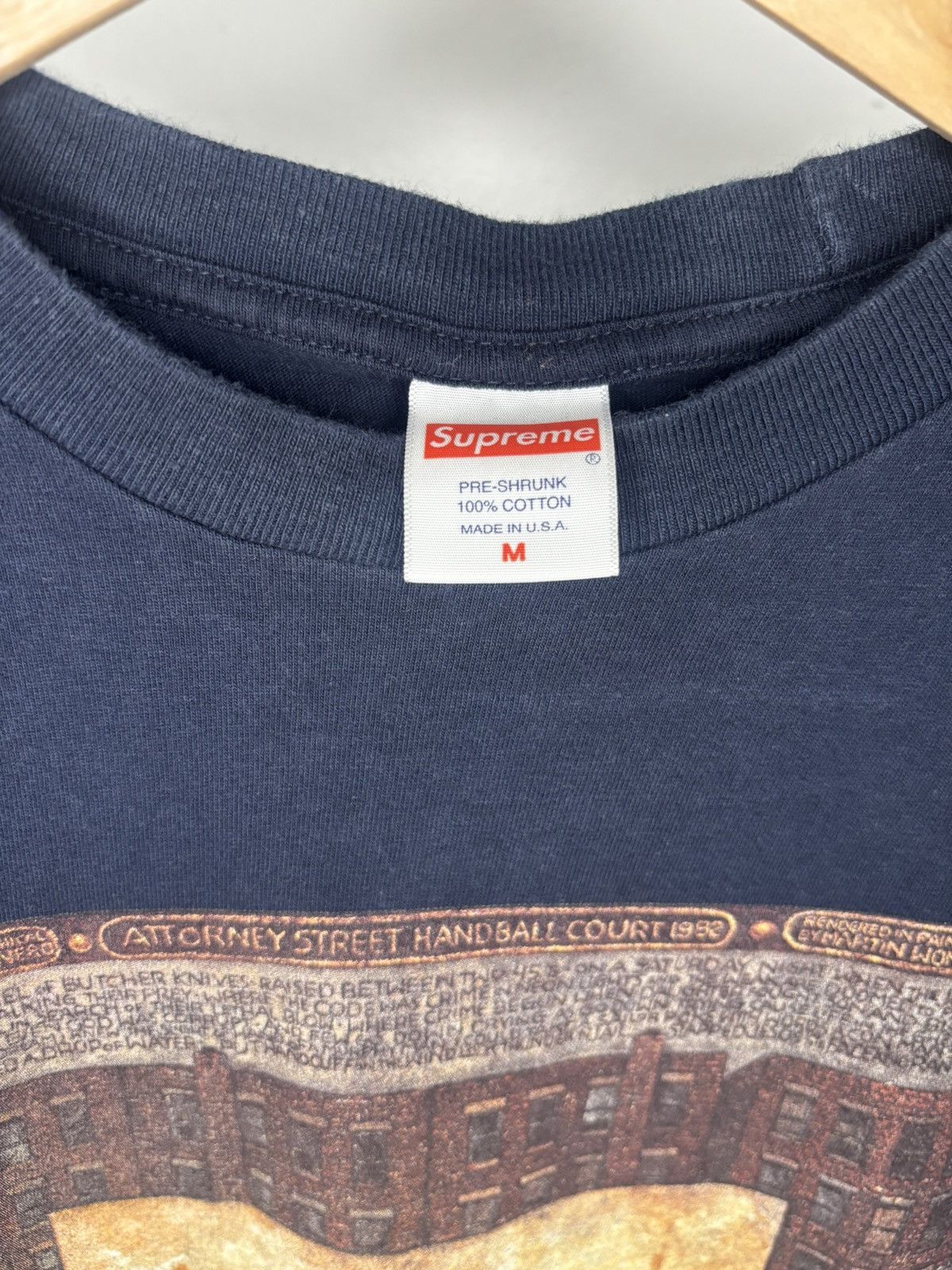 Supreme Supreme Martin Wong Attorney Street L/S Tee in navy blue Size US M / EU 48-50 / 2 - 3 Thumbnail