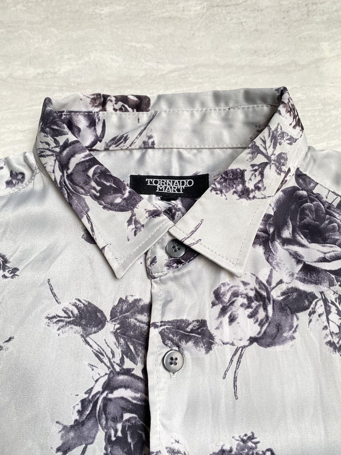 Tornado Mart Tornado Mart Flower Motive Shirt Size US XS / EU 42 / 0 - 5 Thumbnail
