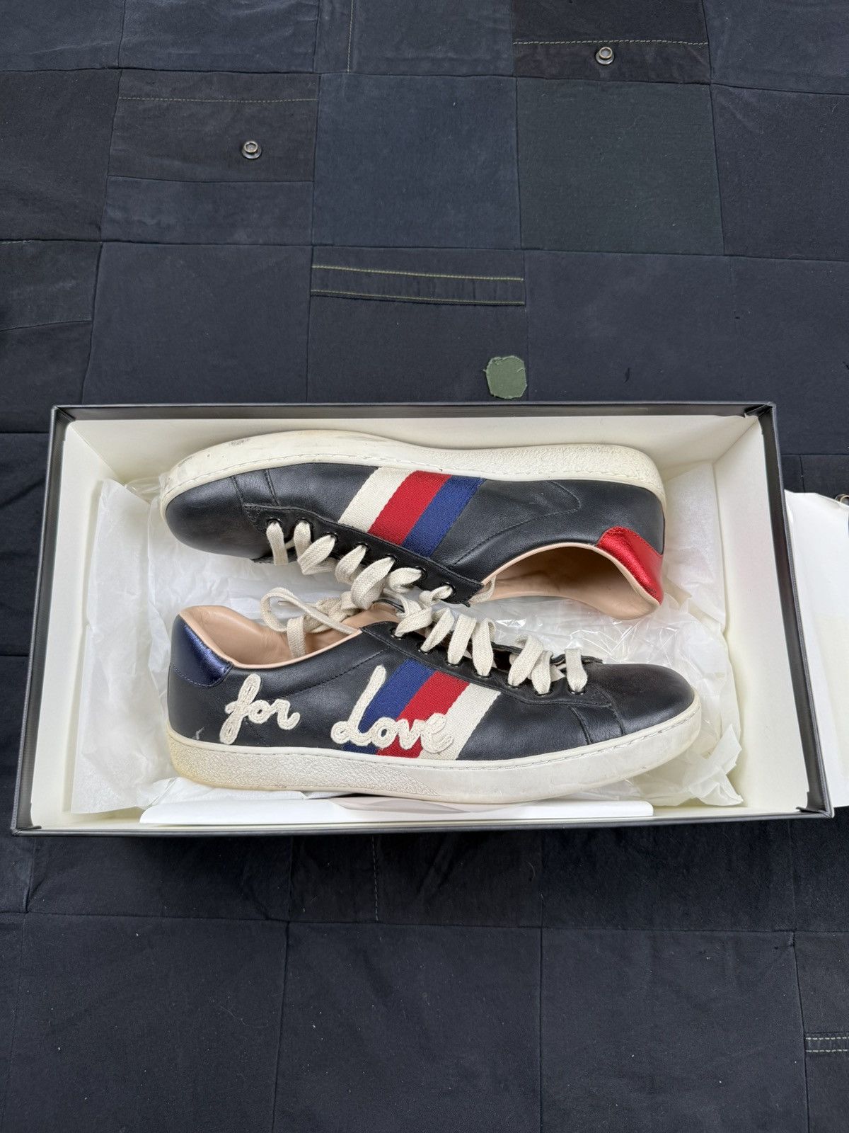 Gucci Blind for Love Ace Sneaker Size US 7 / EU 40 - 2 Thumbnail