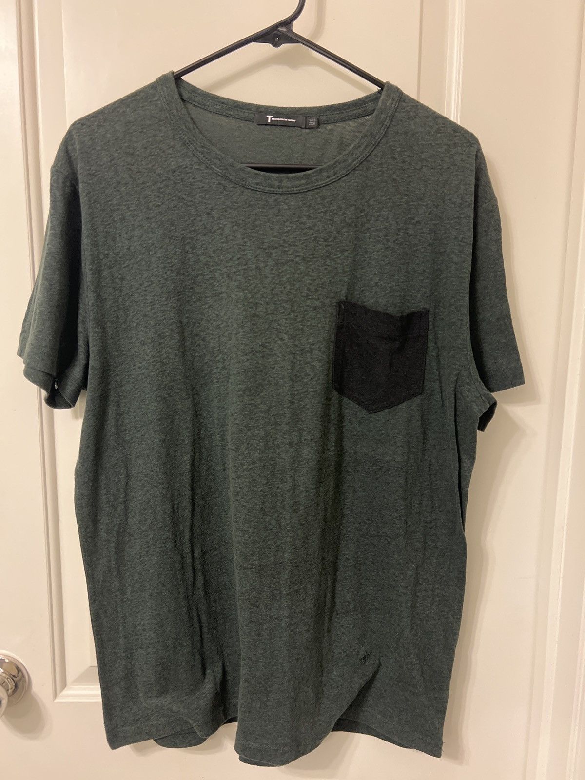 Alexander Wang × T by Alexander Wang T by Alexander Wang sz Small Silk crewneck Tee Size US S / EU 44-46 / 1 - 1 Thumbnail