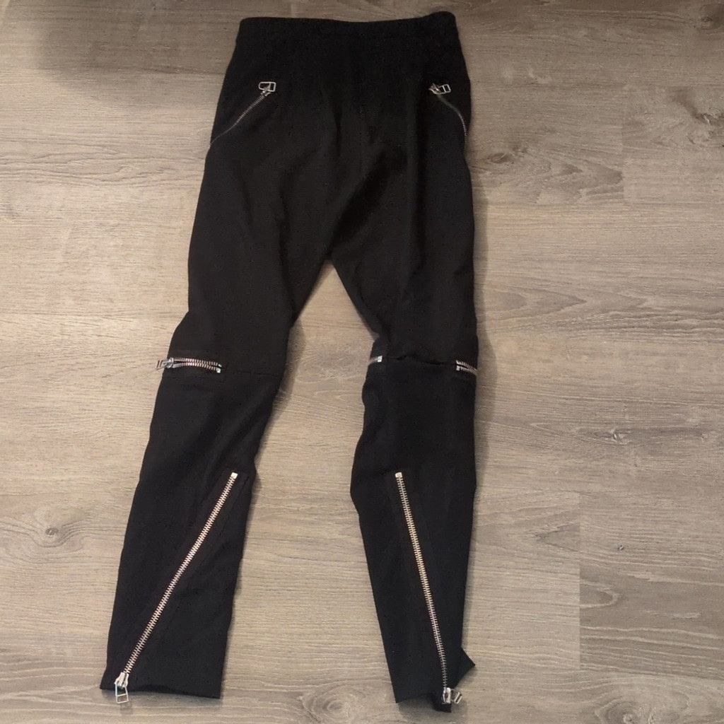 Adidas SLVR x Adidas black pants with zippers size small Size US 26 / EU 42 - 7 Thumbnail