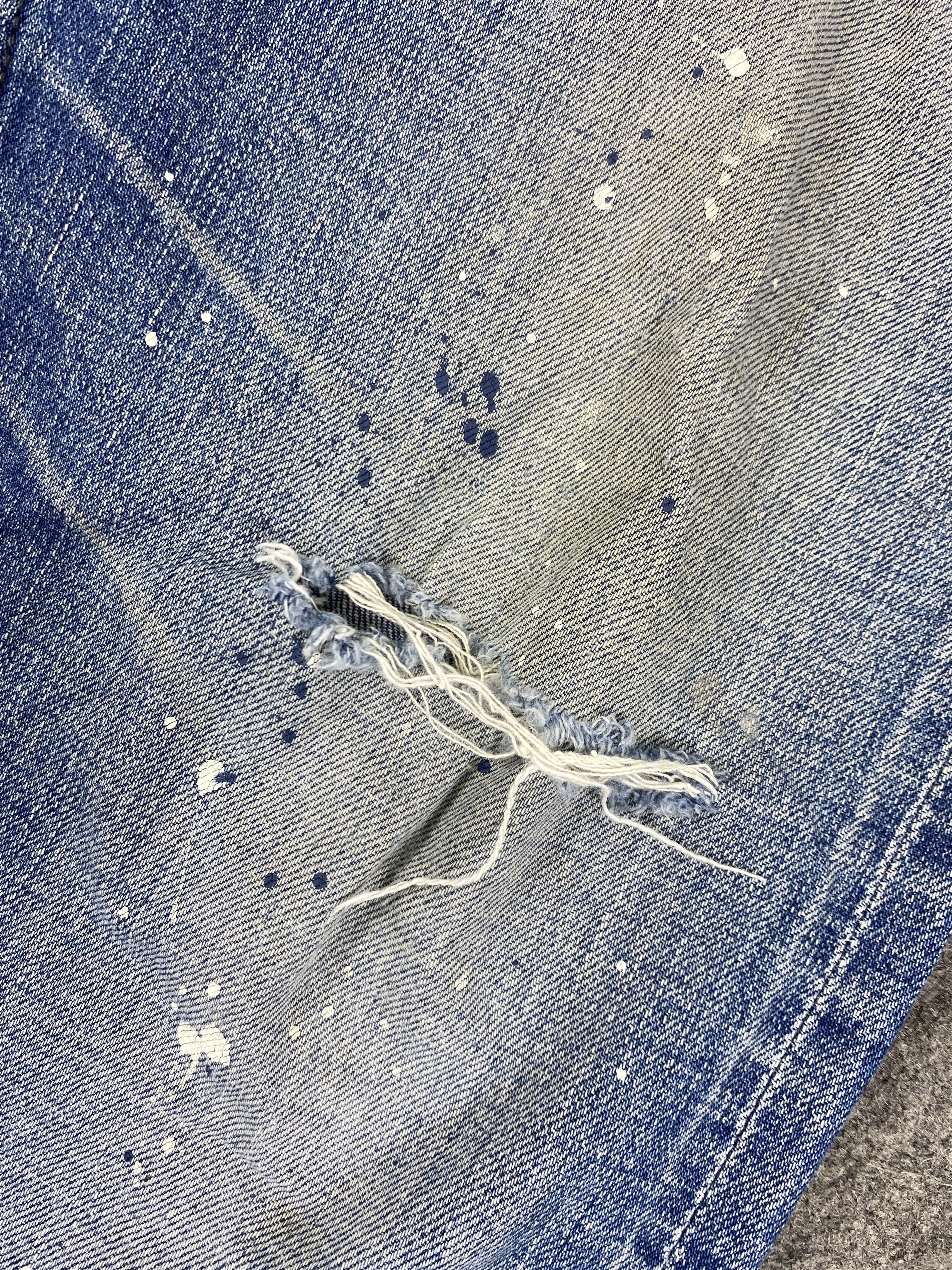 Japanese Brand Redline Faded Blue Joseph Homme Jeans 34x32 - JN3245 Size US 34 / EU 50 - 12 Thumbnail