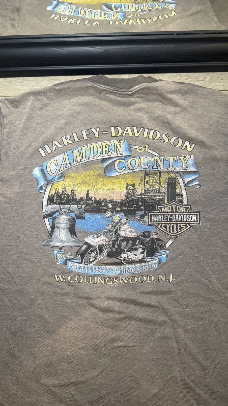 Harley Davidson Vintage / Y2K Harley Davidson Camden County Shirt Size US L / EU 52-54 / 3 - 4 Thumbnail
