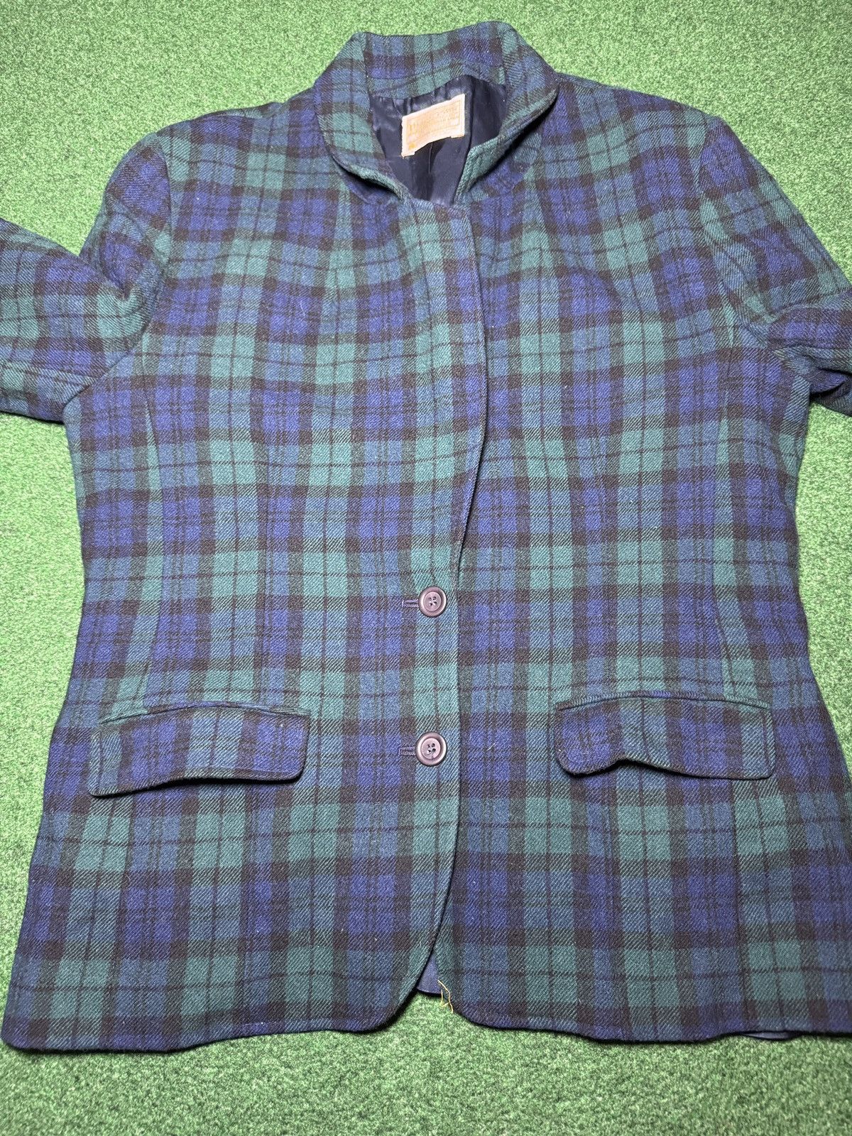 Pendleton Vintage Pendleton 2 Button 12/14 Plaid Wool Blazer Jacket Size XL / US 12-14 / IT 48-50 - 3 Thumbnail