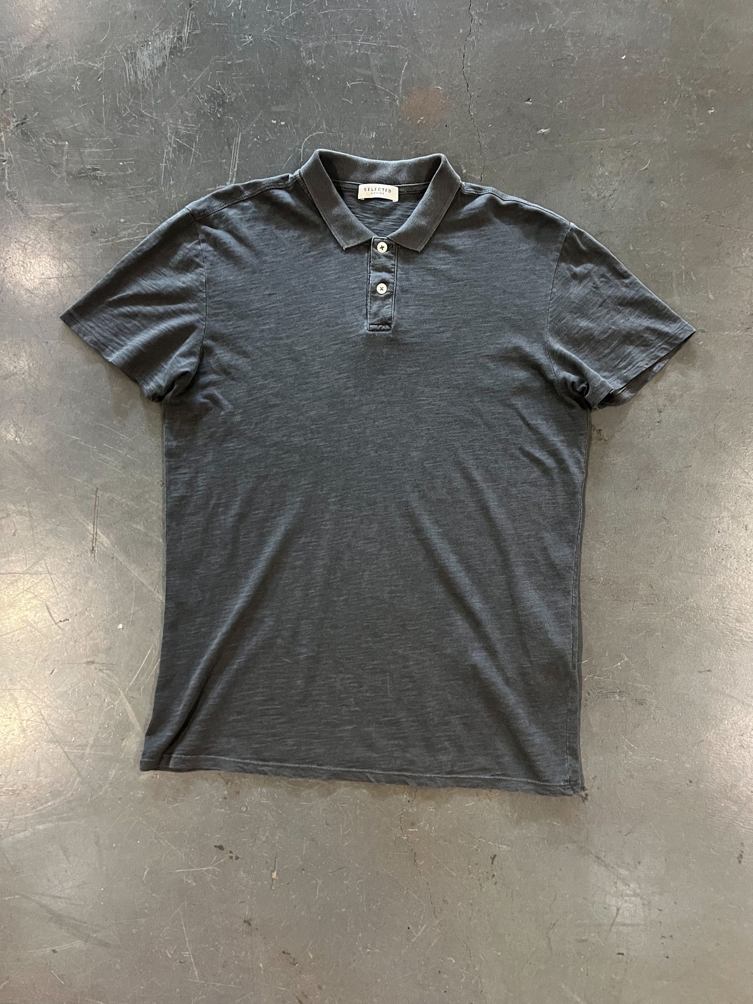 Selected Homme Selected Homme Organic Cotton Polo Grey • M Size US M / EU 48-50 / 2 - 1 Thumbnail