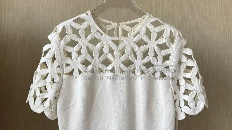 Valentino Valentino Openwork carved pure white dress Size S / US 4 / IT 40 - 2 Thumbnail