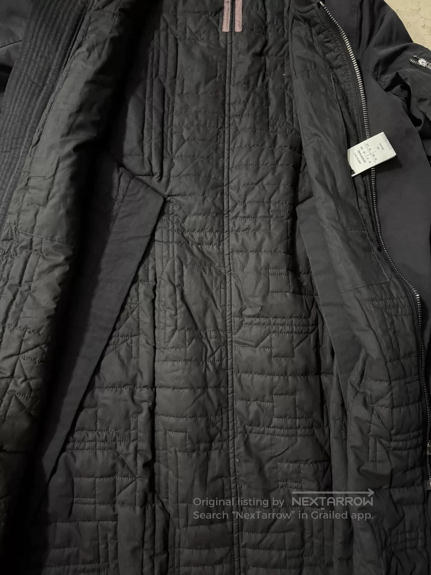 Rick Owens Rick Owens Long Dark Cotton Coat. Size US M / EU 48-50 / 2 - 6 Thumbnail