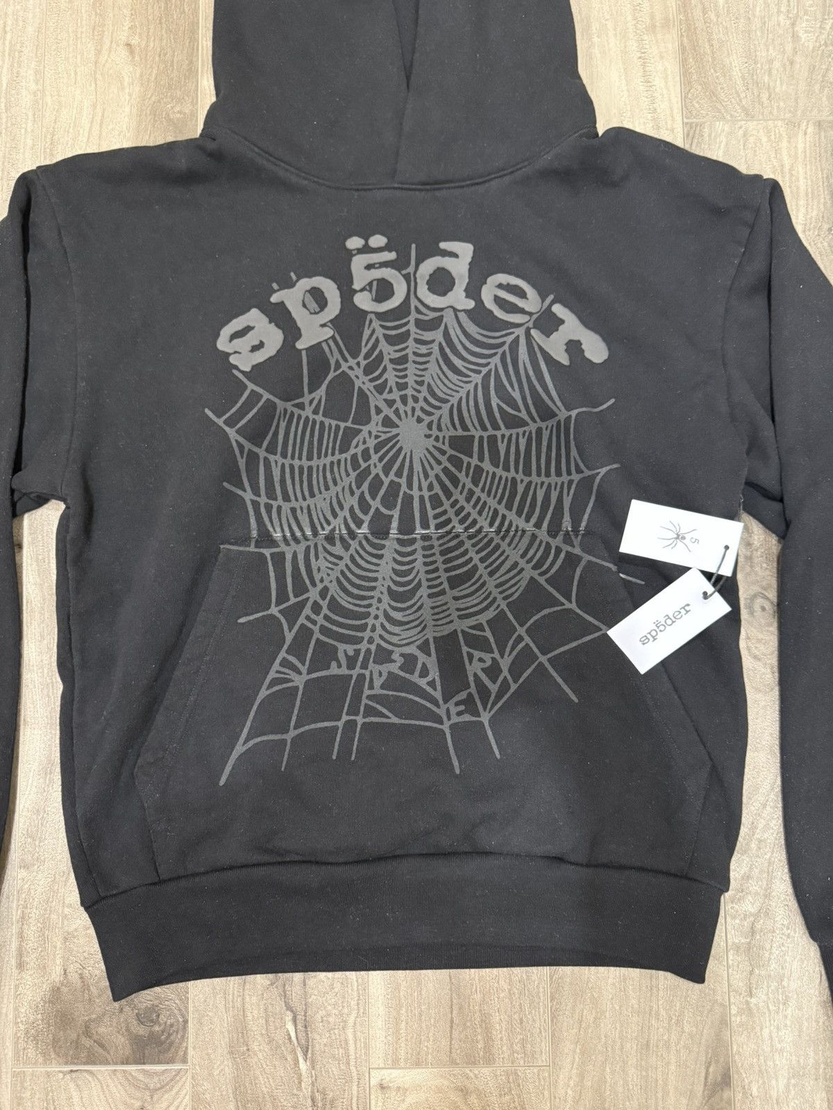 Sp5der Sp5der Phantom Web Black Hoodie Size US S / EU 44-46 / 1 - 2 Thumbnail