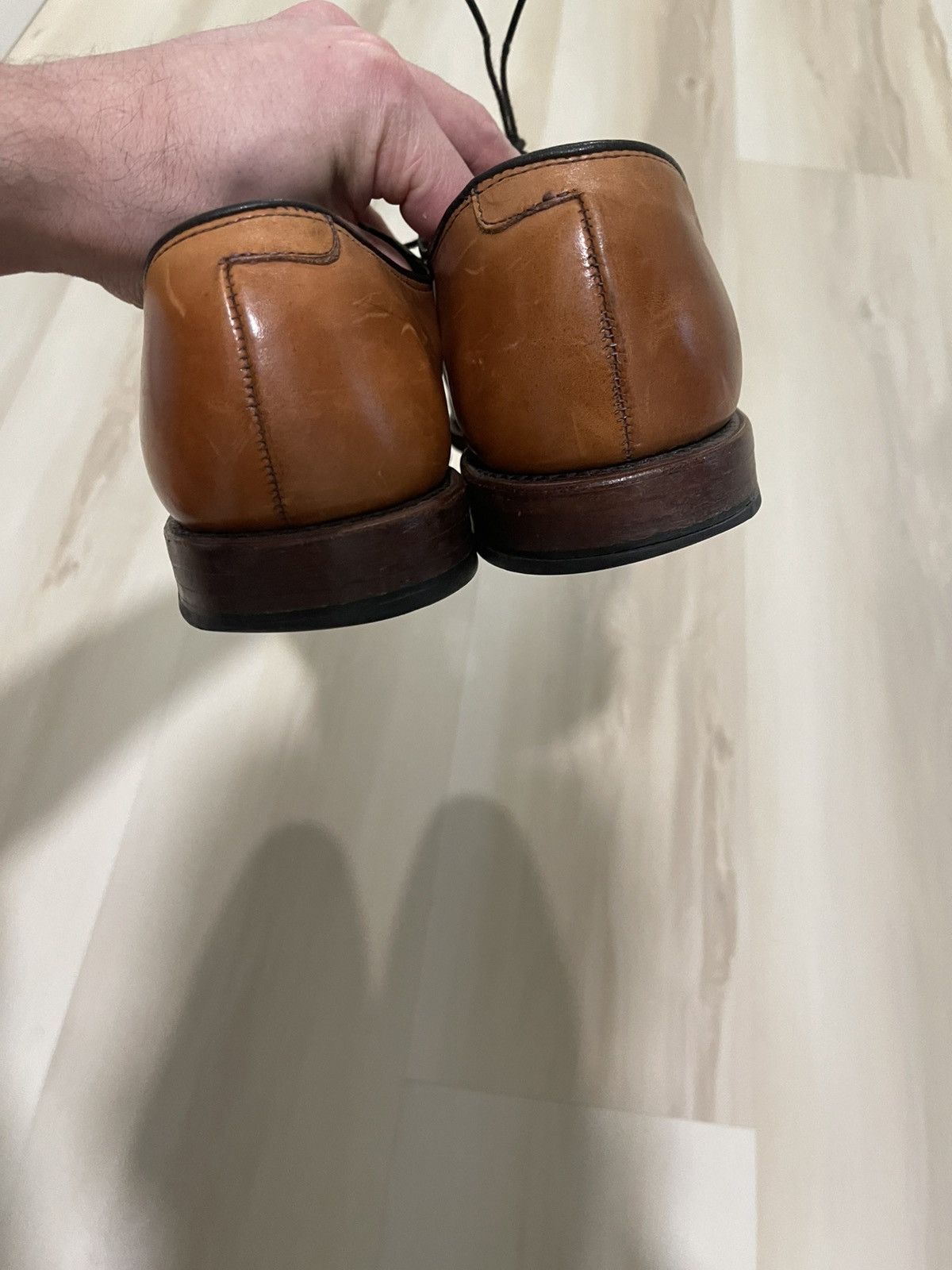 Allen Edmonds Allen Edmonds Clifton Cap Toe Derby Shoes Walnut Sz 10.5 D Size US 10.5 / EU 43-44 - 6 Thumbnail