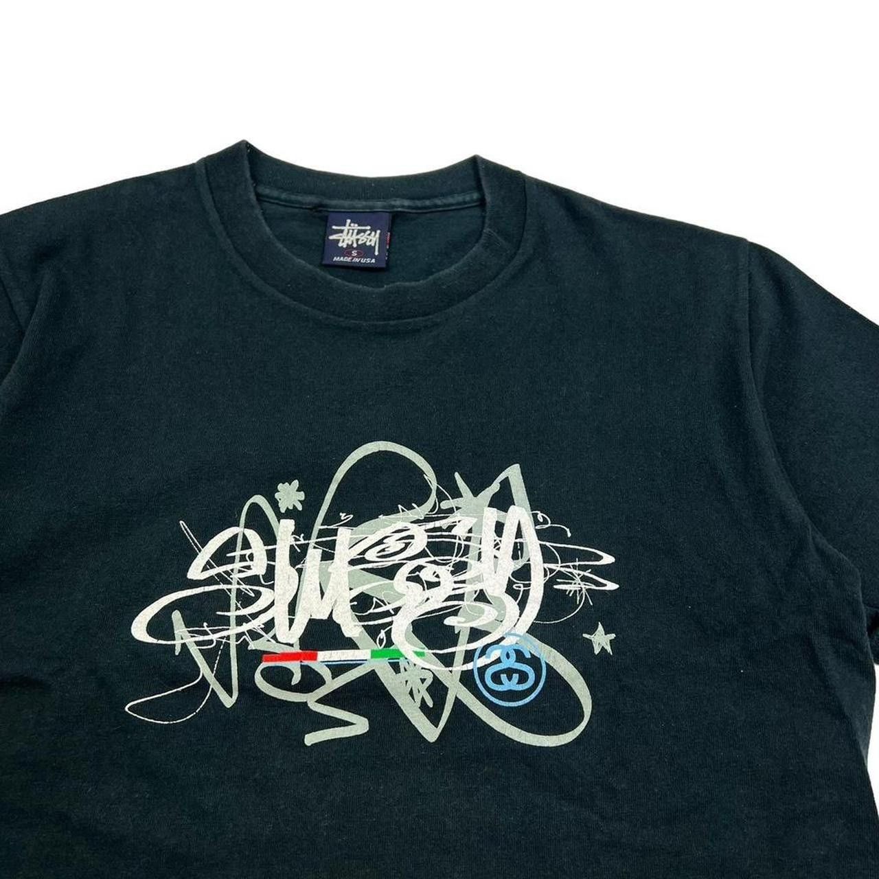 Stussy Vintage 90s Stussy Graffiti T-Shirt - Small Size US S / EU 44-46 / 1 - 2 Thumbnail