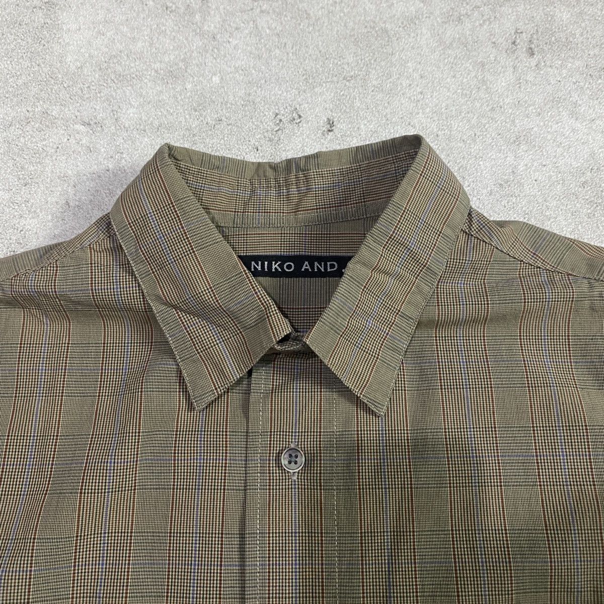 Issey Miyake × Japanese Brand × Tsumori Chisato Vintage NIKO AND… Pattern Shirt Size US XL / EU 56 / 4 - 4 Thumbnail