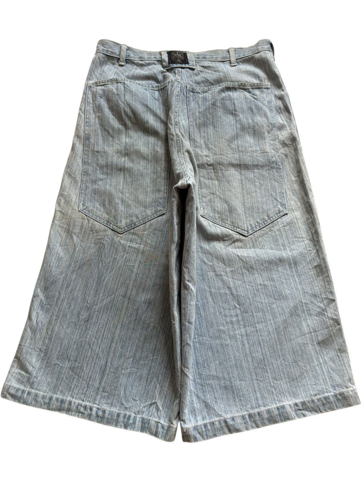 Dogtown × Japanese Brand Vintage Dog Town Mud Wash Distressed Loose Baggy Jorts Size US 32 / EU 48 - 2 Thumbnail