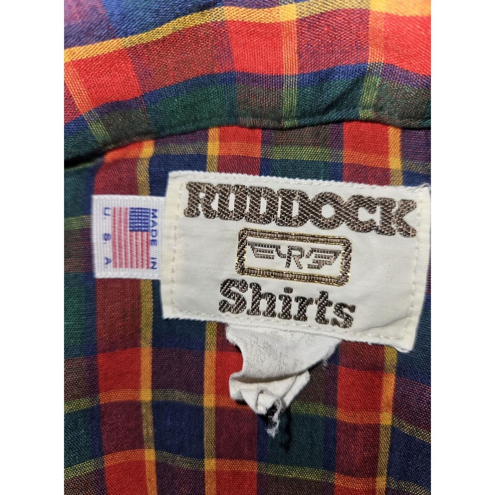 Vintage VINTAGE Ruddock Shirt Mens Small Red Plaid Western Pearl Snap Short Sleeve USA Size US M / EU 48-50 / 2 - 2 Thumbnail