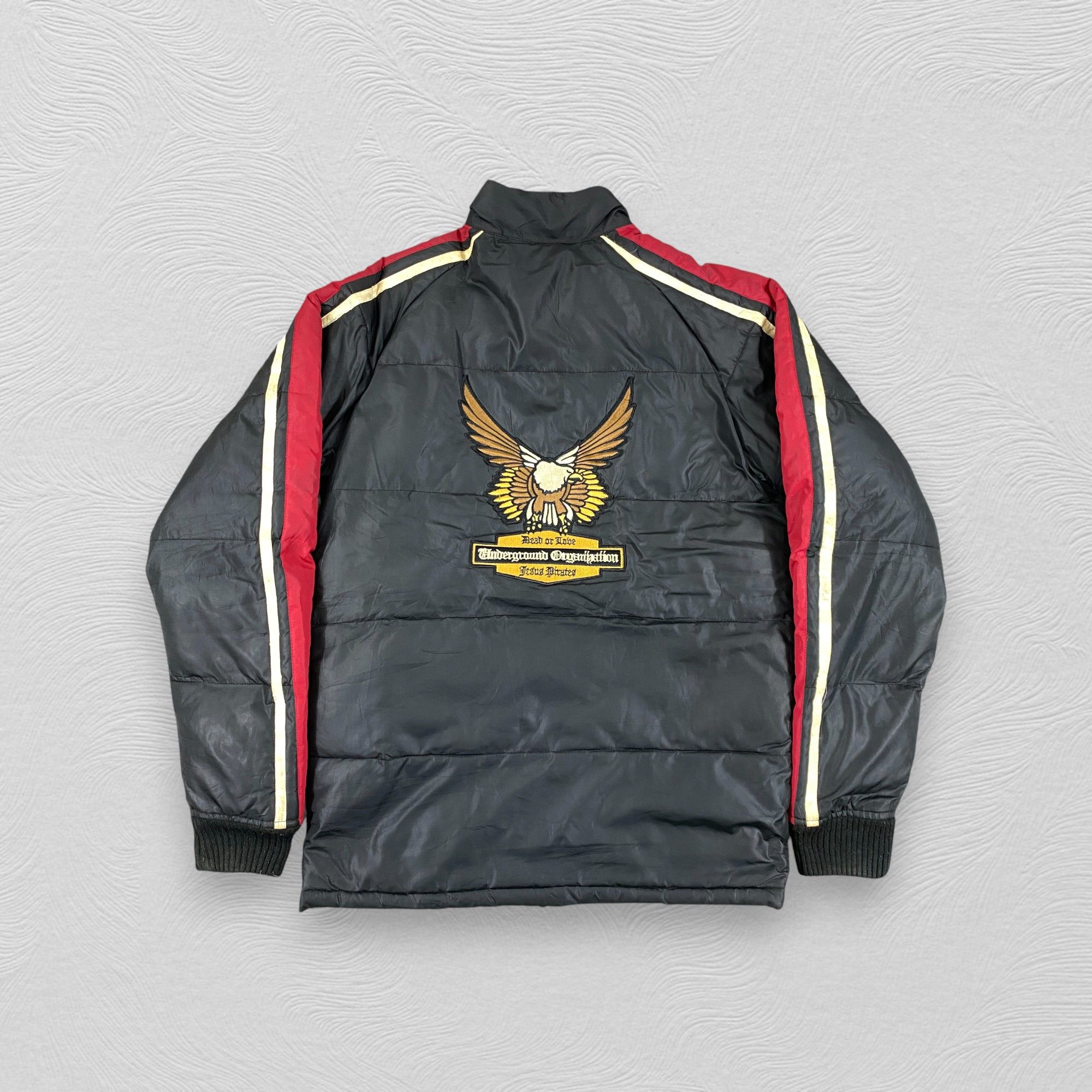 If Six Was Nine Vintage Jesus & Darkness Puffer Jacket - J335 Size US M / EU 48-50 / 2 - 1 Thumbnail