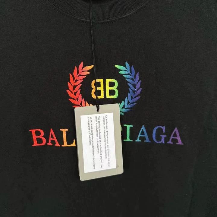 Balenciaga Balenciaga Rainbow Wheat Short Sleeve Size US S / EU 44-46 / 1 - 3 Thumbnail