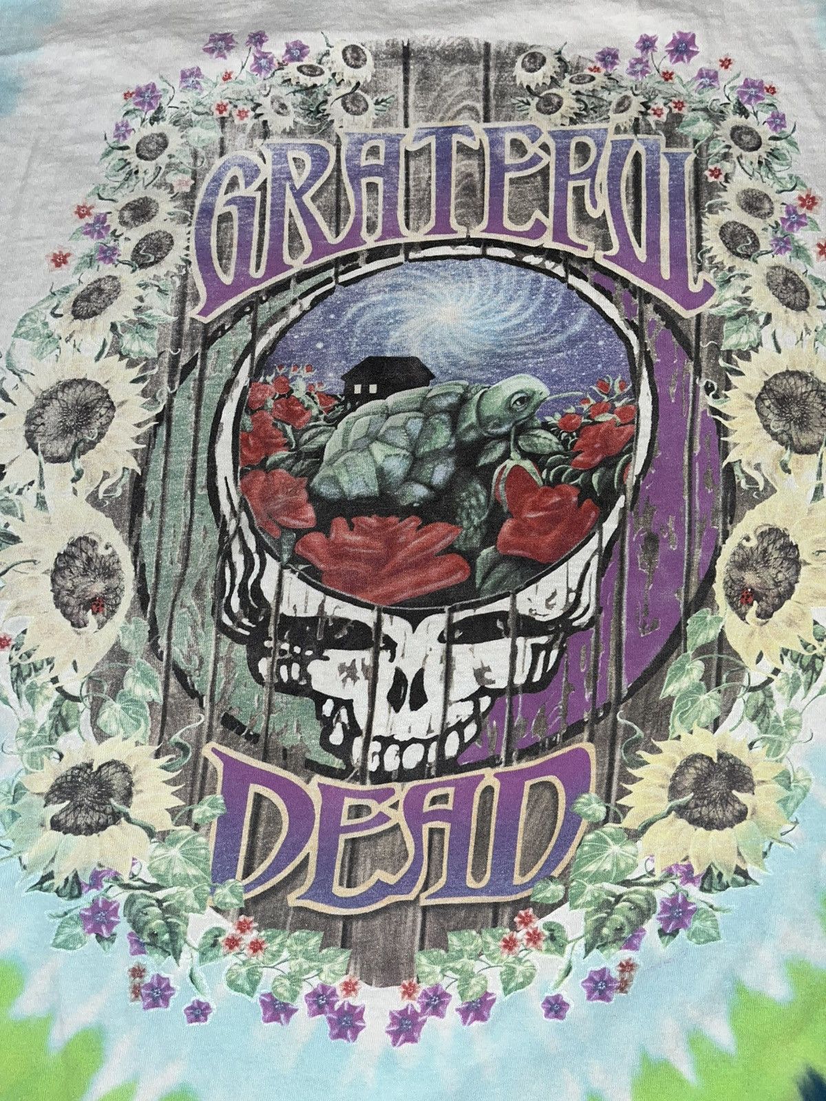 Vintage Crazy 90’s Faded Thrashed Distressed ERD Grateful Dead Tee Size US XXL / EU 58 / 5 - 4 Thumbnail