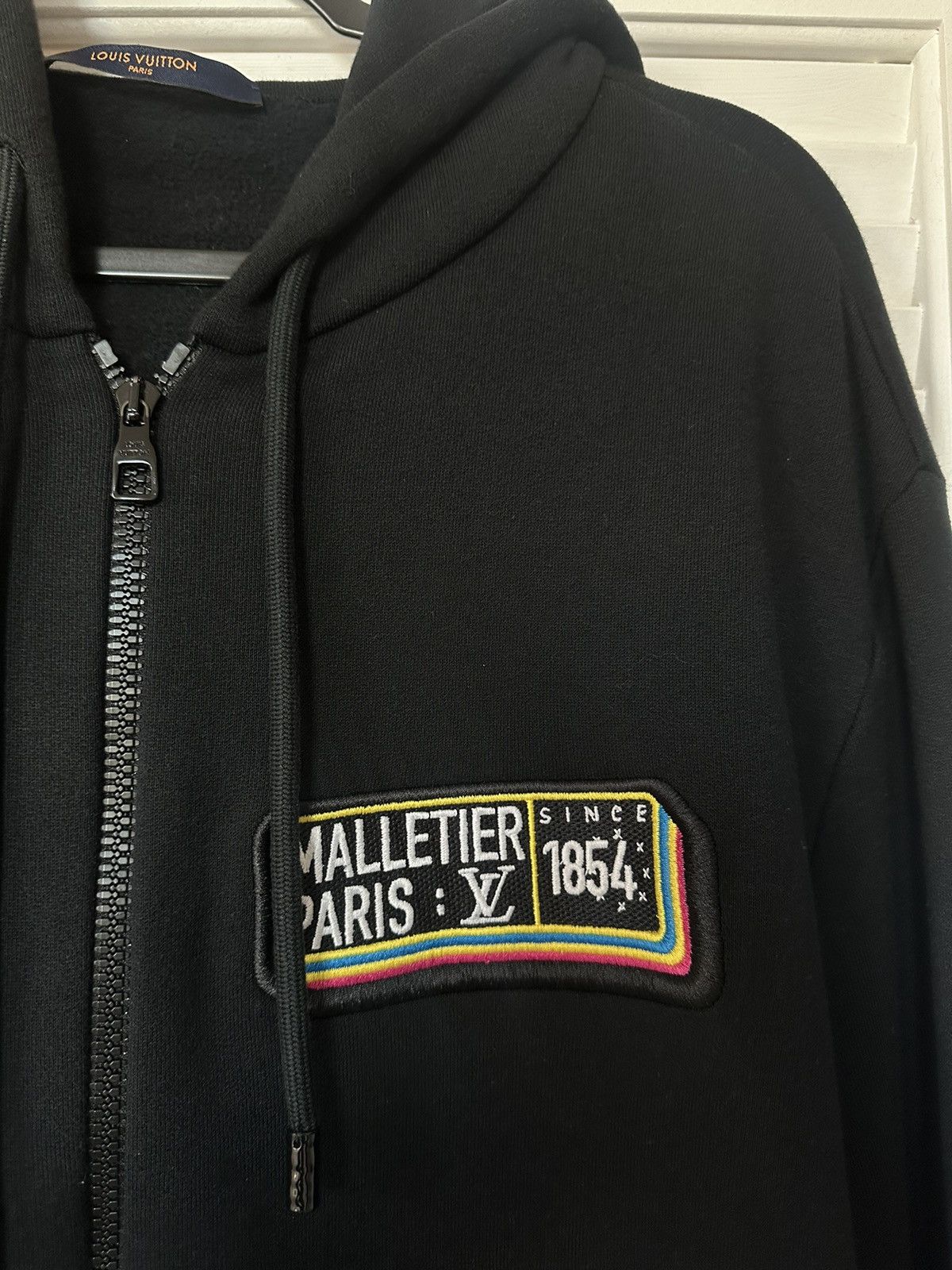 Louis Vuitton Louis Vuitton Black Jazz Multi Logo Zip Hoodie | Grailed