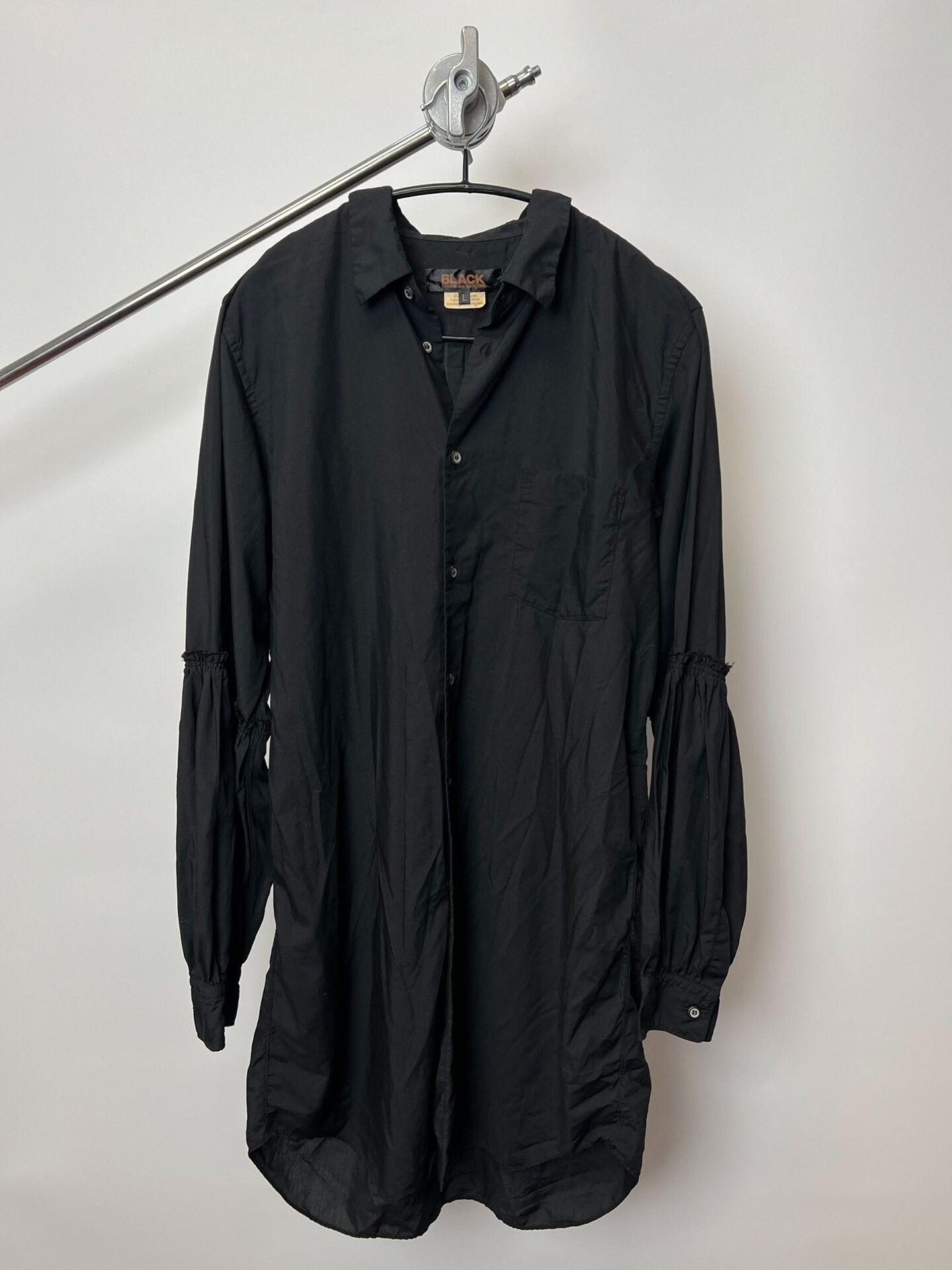 Comme des Garcons Comme des Garçons Black Lantern Sleeve Shirt Size US L / EU 52-54 / 3 - 1 Thumbnail