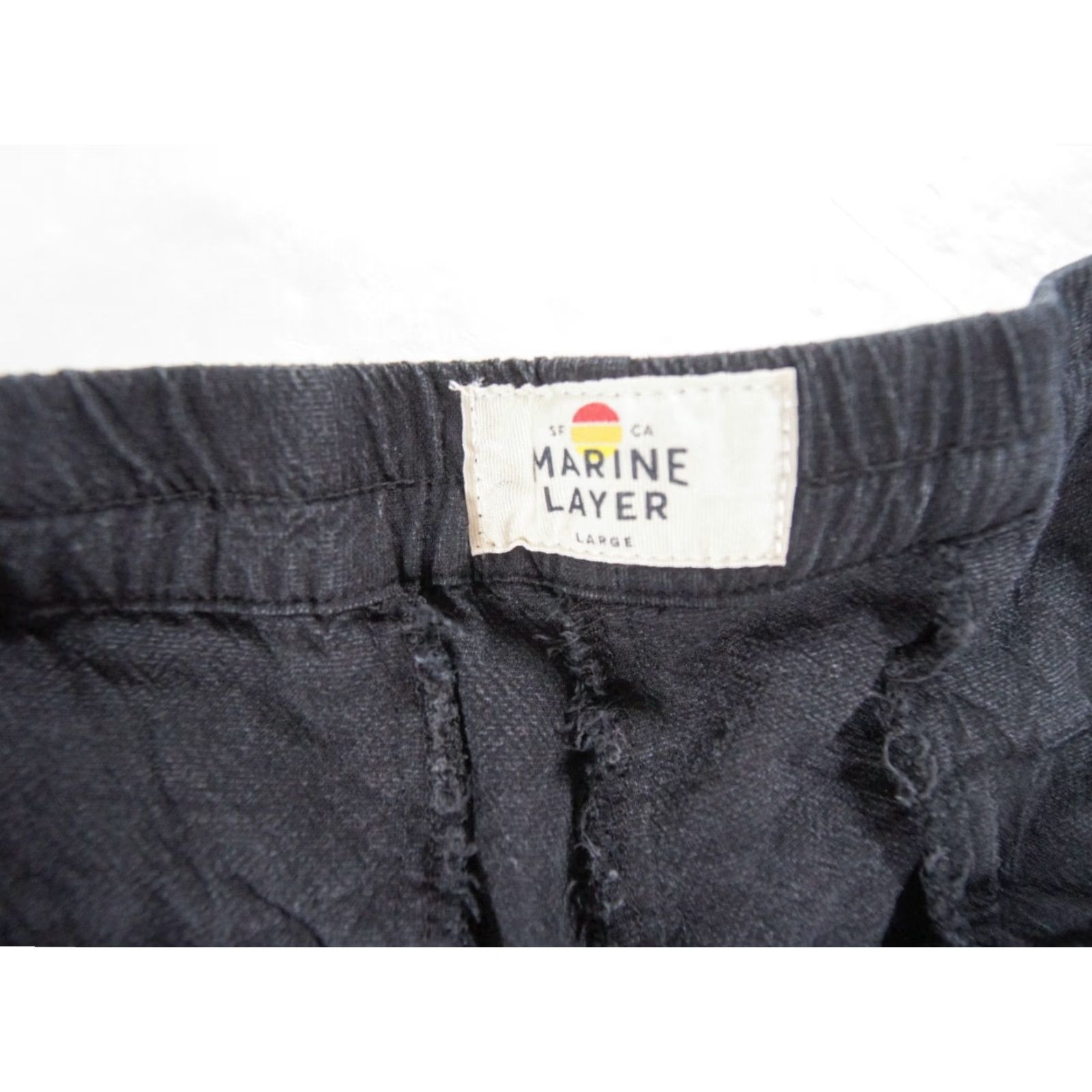 Marine Layer Marine Layer Women’s Allison Pants Casual Trousers Regular Fit Black Large Spandex Tencel Ankle 25in Inseam Mens? Women? (Gender: Womens) Size 36" / US 14 / IT 50 - 7 Thumbnail