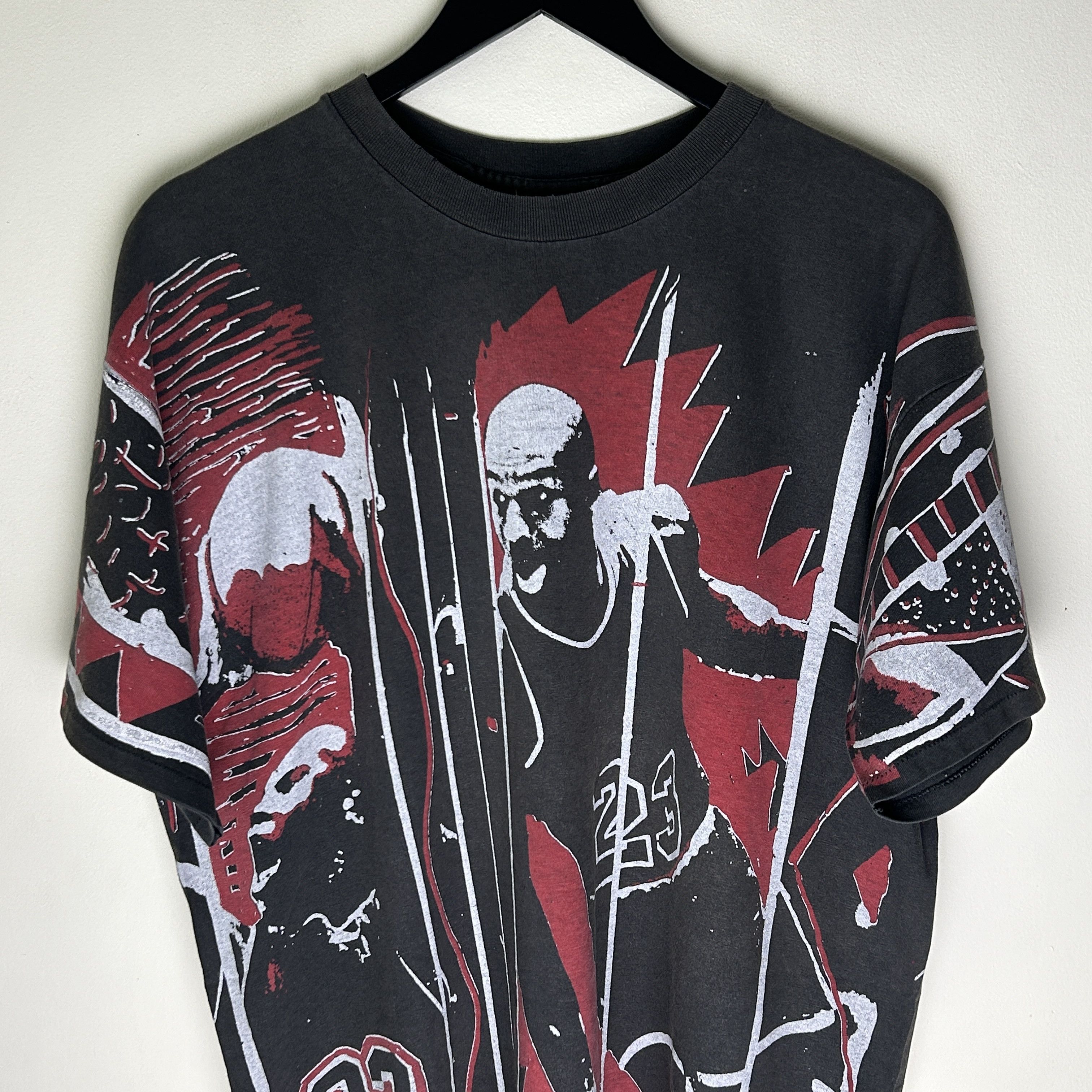 Nike Vintage Nike Michael Jordan 90's Allover Print T-shirt Size US XL / EU 56 / 4 - 3 Thumbnail
