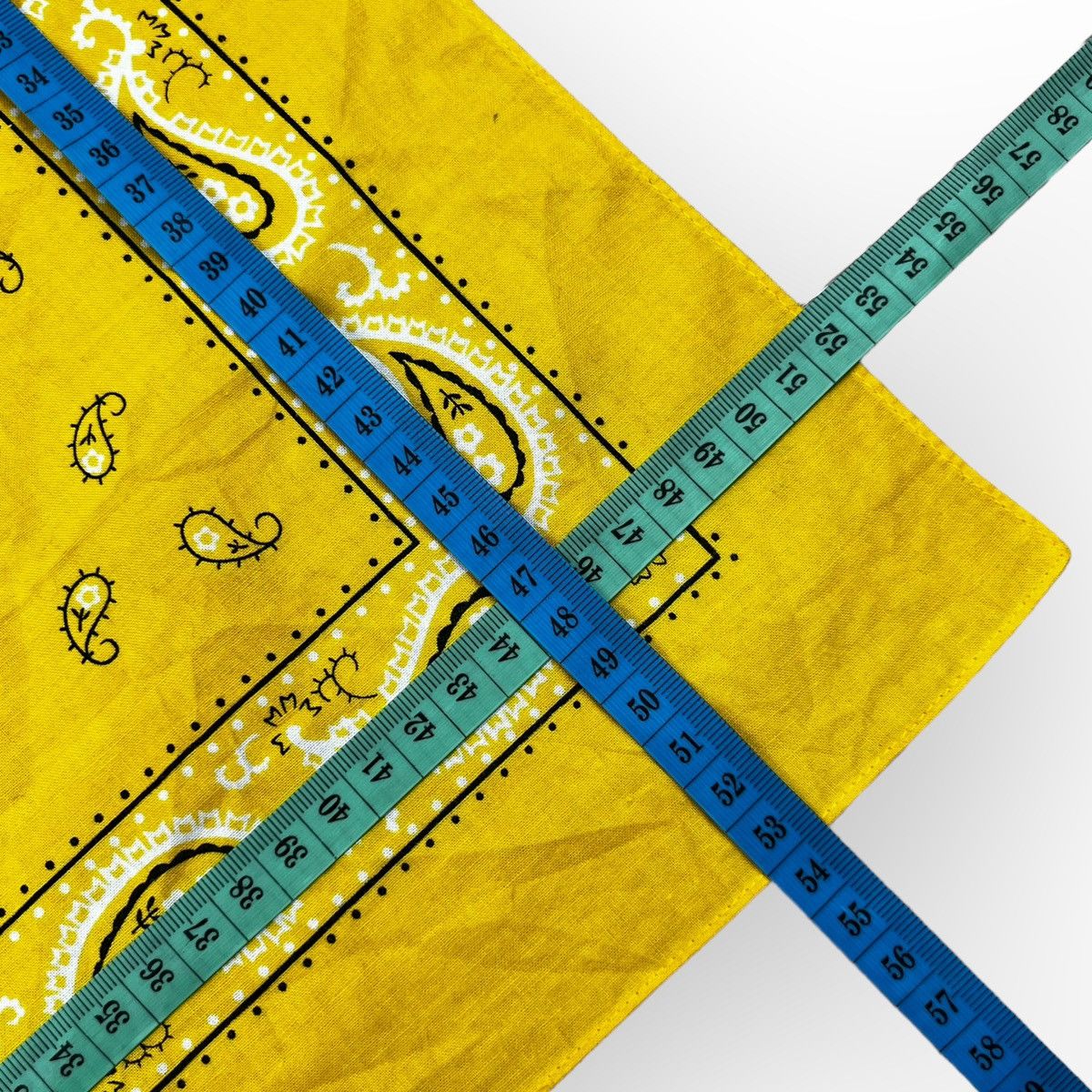 Japanese Brand Paislee Handkerchief Neckerchief Bandana Pocketsquare Size ONE SIZE - 5 Thumbnail