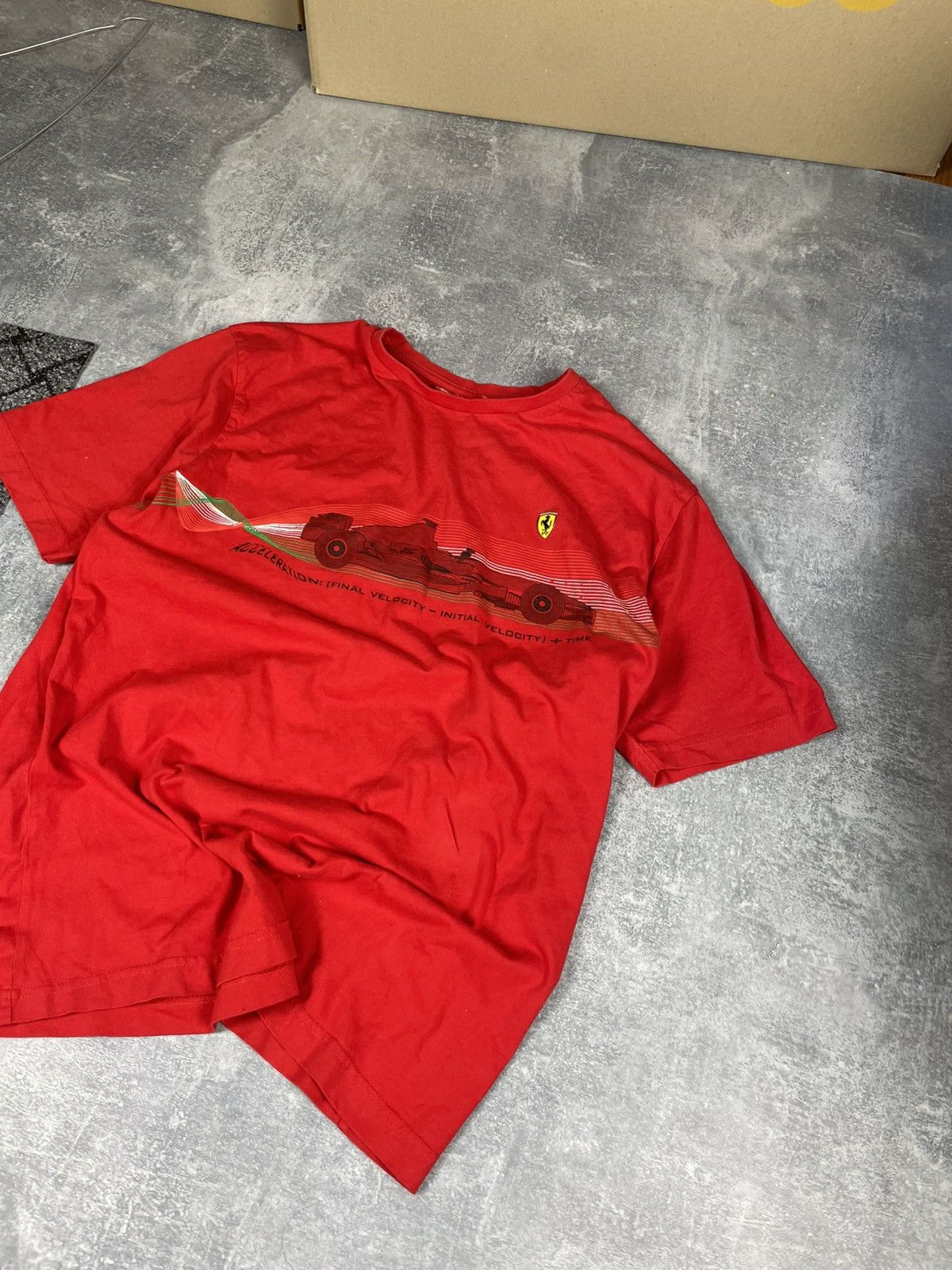 Ferrari × Formula 1 Ferrari Formula 1 Racing Turbo Red tee Size US M / EU 48-50 / 2 - 3 Thumbnail