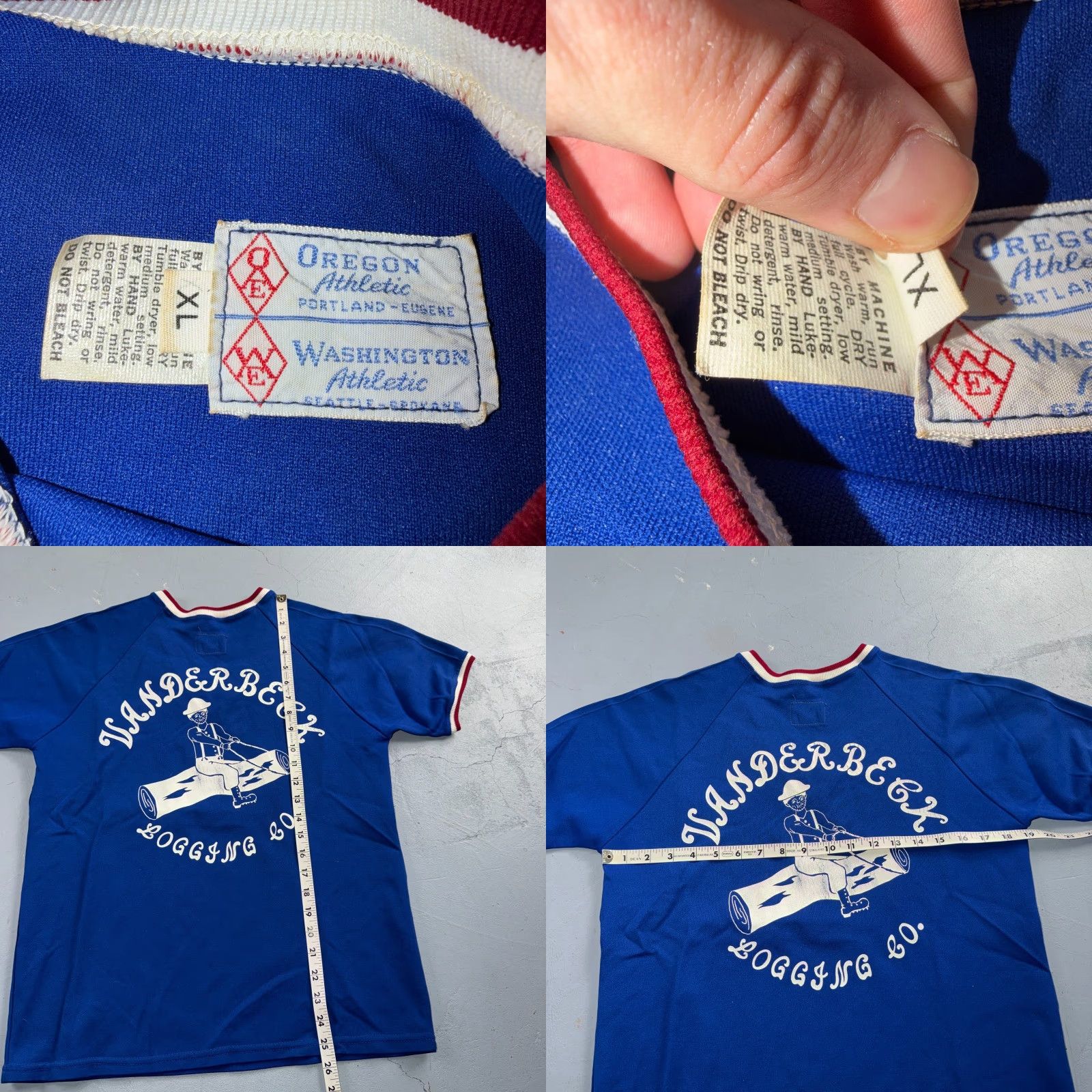 VINTAGE Hilton Vanderbeck Bowling Jersey Polo Shirt XL Mens Multicolor Rockabilly USA 1960s Bowling, Activewear, Casual, Workwear, Pockets