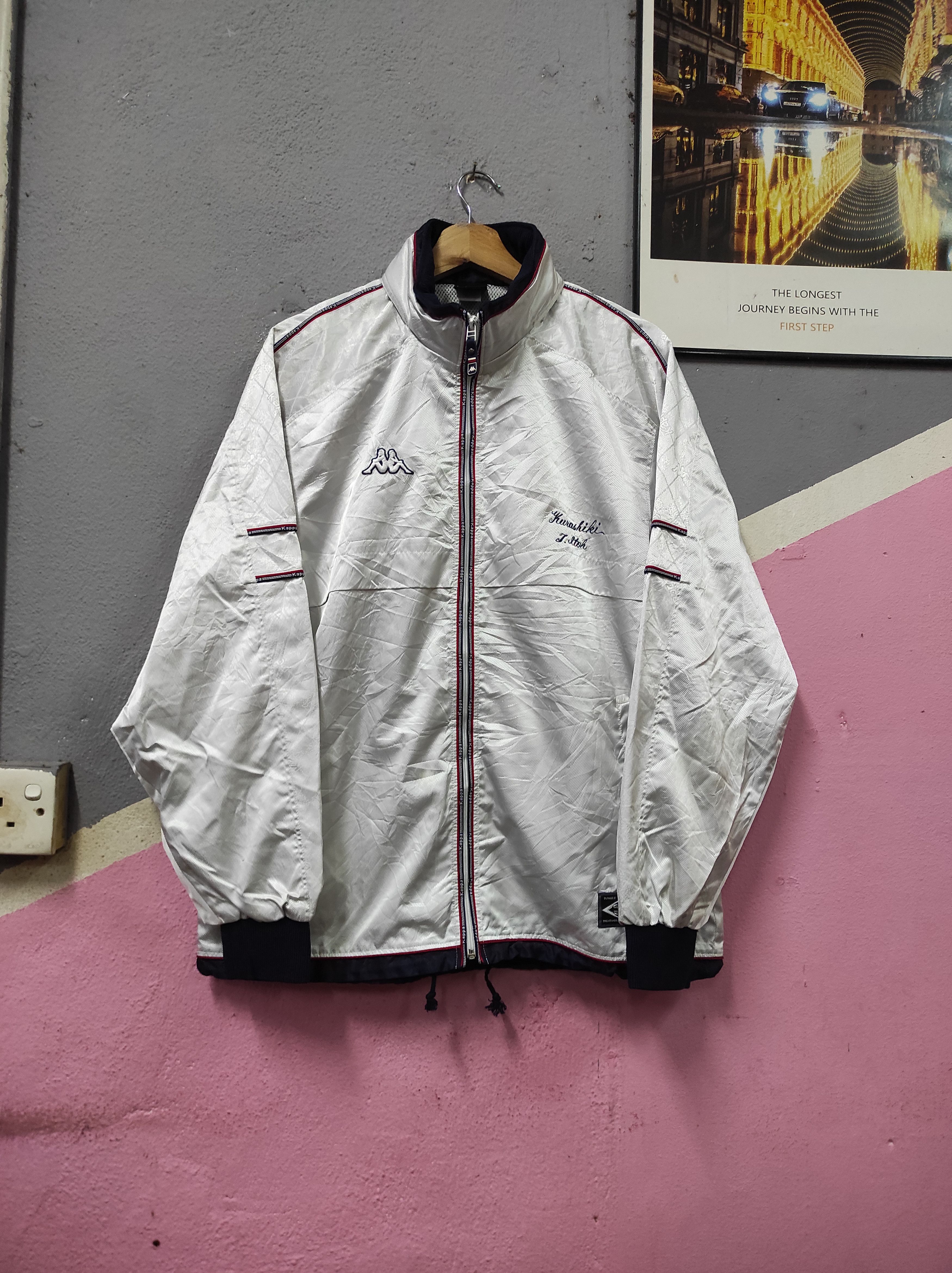Japanese Brand × Kappa × Vintage KAPPA LIGHT JACKET HOODED Size US L / EU 52-54 / 3 - 1 Thumbnail