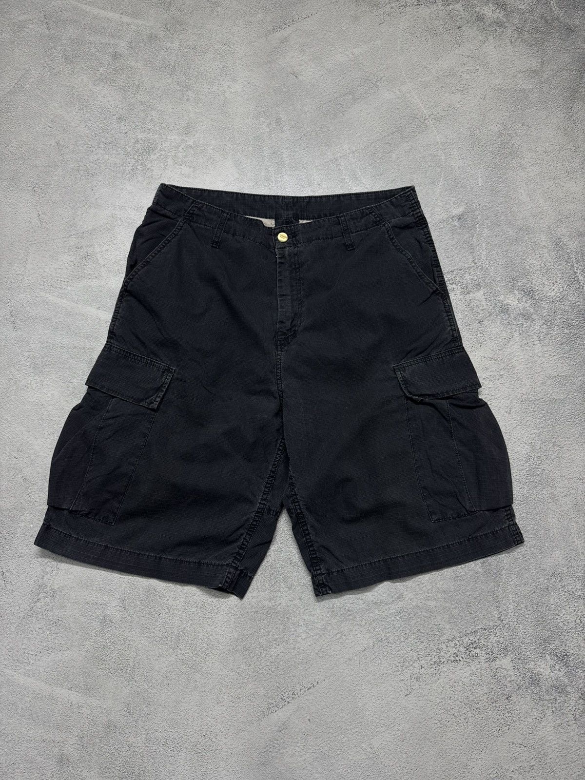 Carhartt Vintage Y2k Carhartt Cargo Shorts Size US 33 - 4 Thumbnail