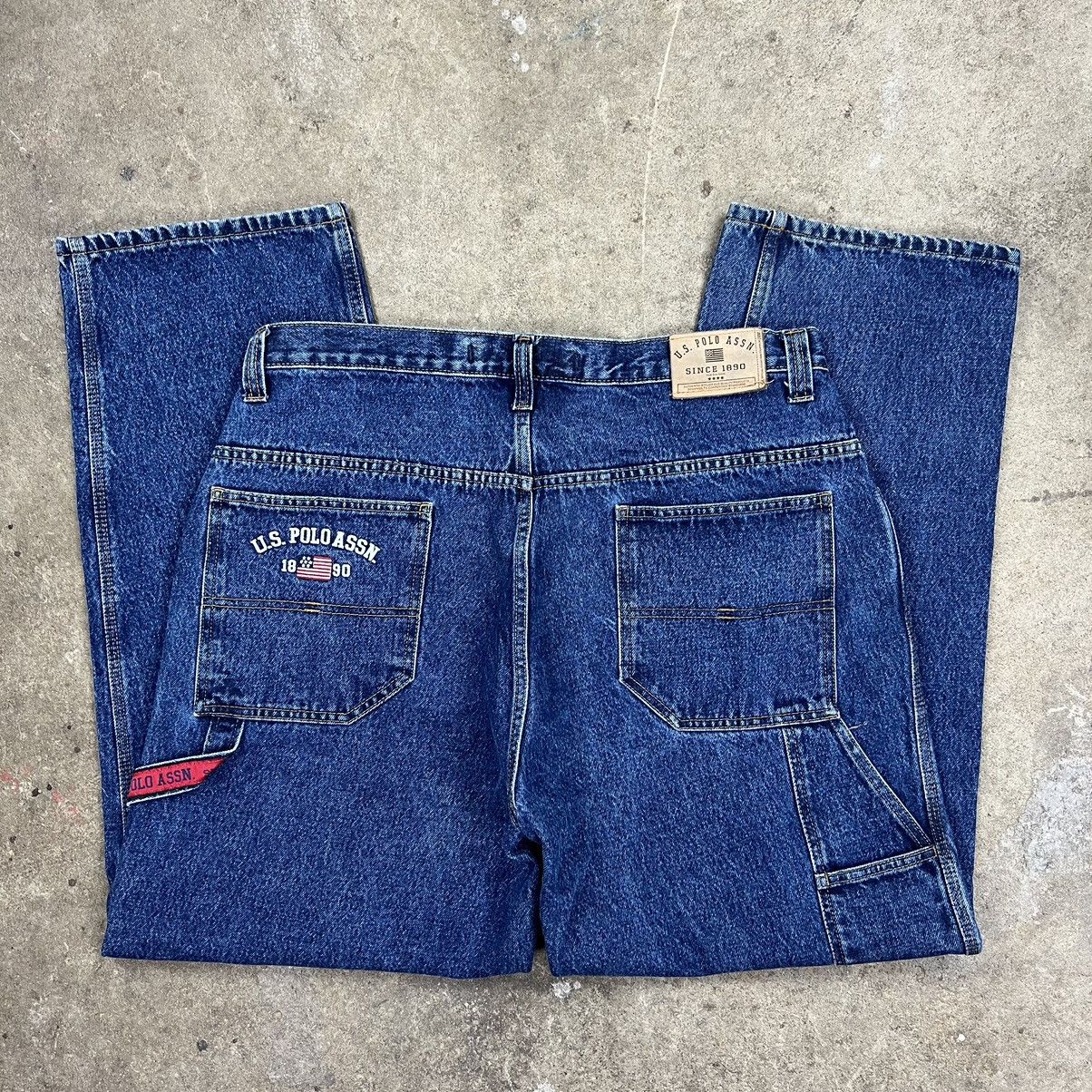 U.S. Polo Assn. × Vintage Vintage U.S. Polo Assn. Carpenter Jeans Size US 38 / EU 54 - 1 Thumbnail