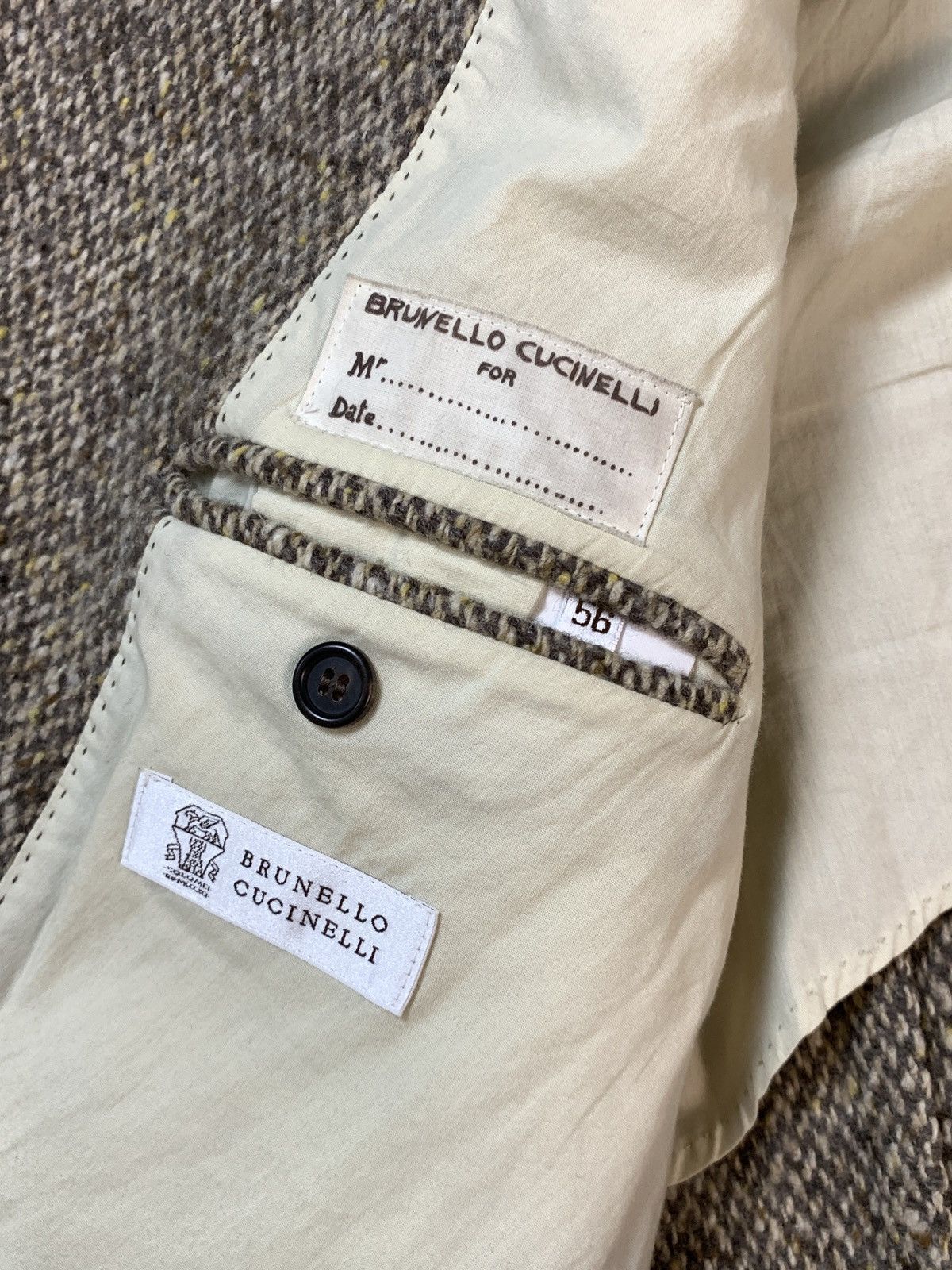 Brunello Cucinelli Extremely Rare Brunello Cucinelli 100% wool coat Size US XL / EU 56 / 4 - 7 Thumbnail