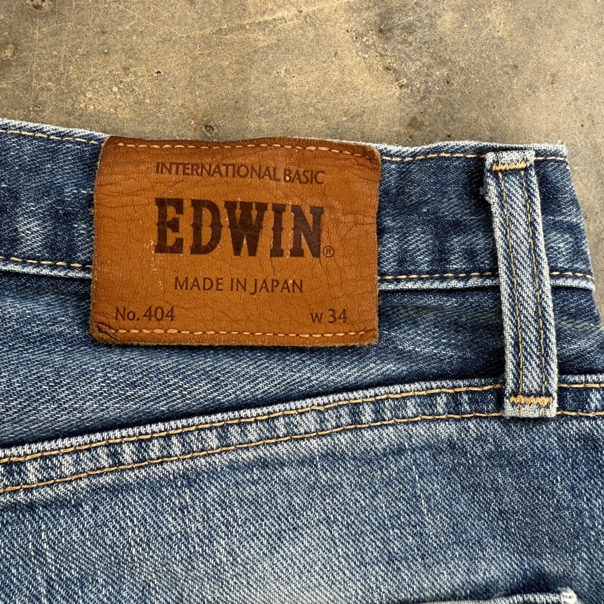 Edwin VINTAGE EDWIN FADED MUD WASH JEAN DENIM PANTS Size US 36 / EU 52 - 12 Thumbnail