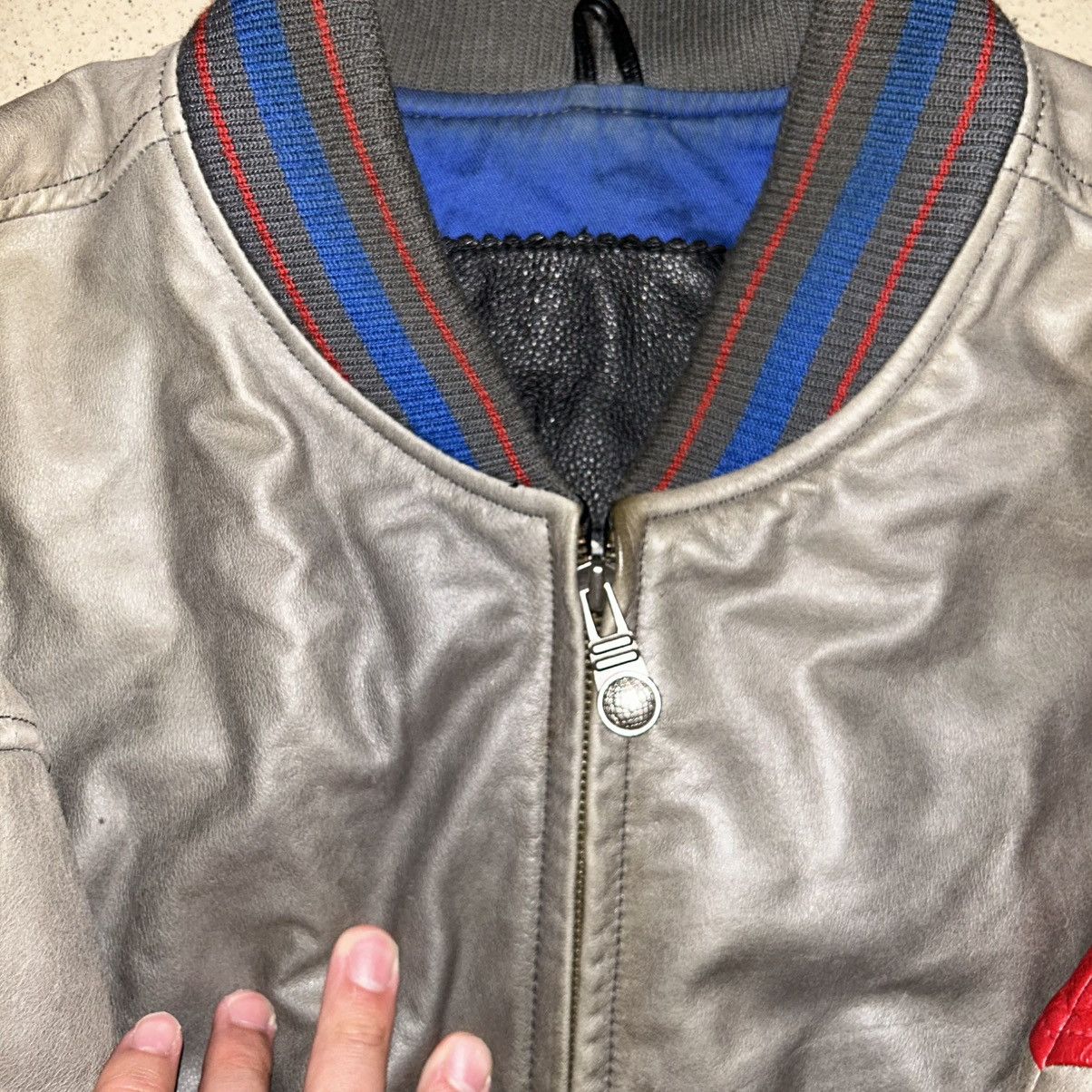 MLB Vintage Chicago Cubs Leather Varsity Jacket – Rare 80s/90s Size US L / EU 52-54 / 3 - 4 Thumbnail