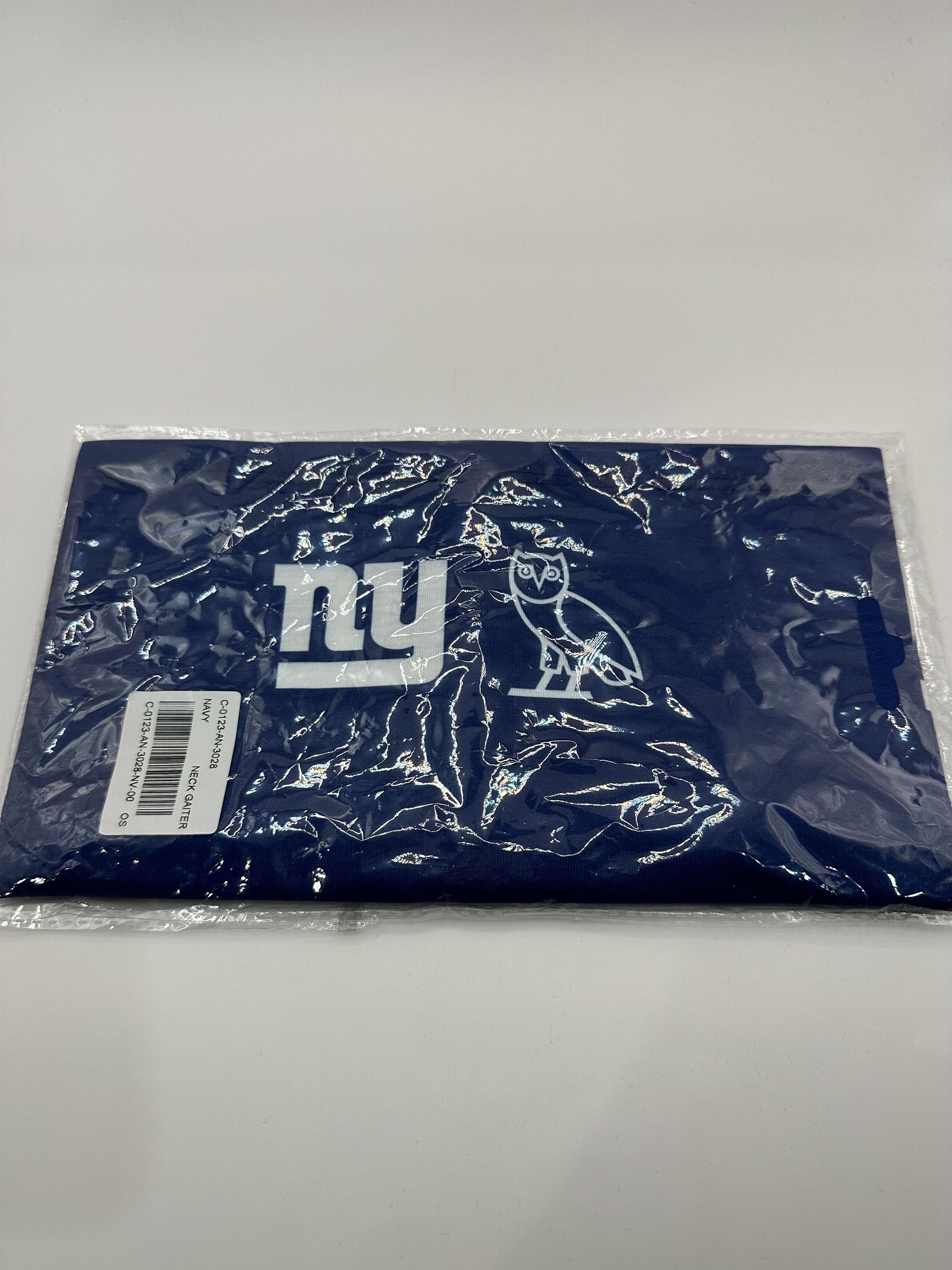 NFL × October's Very Own OVO x NFL New York Giants Neck Gaiter - new with tags RARE Size ONE SIZE - 1 Thumbnail