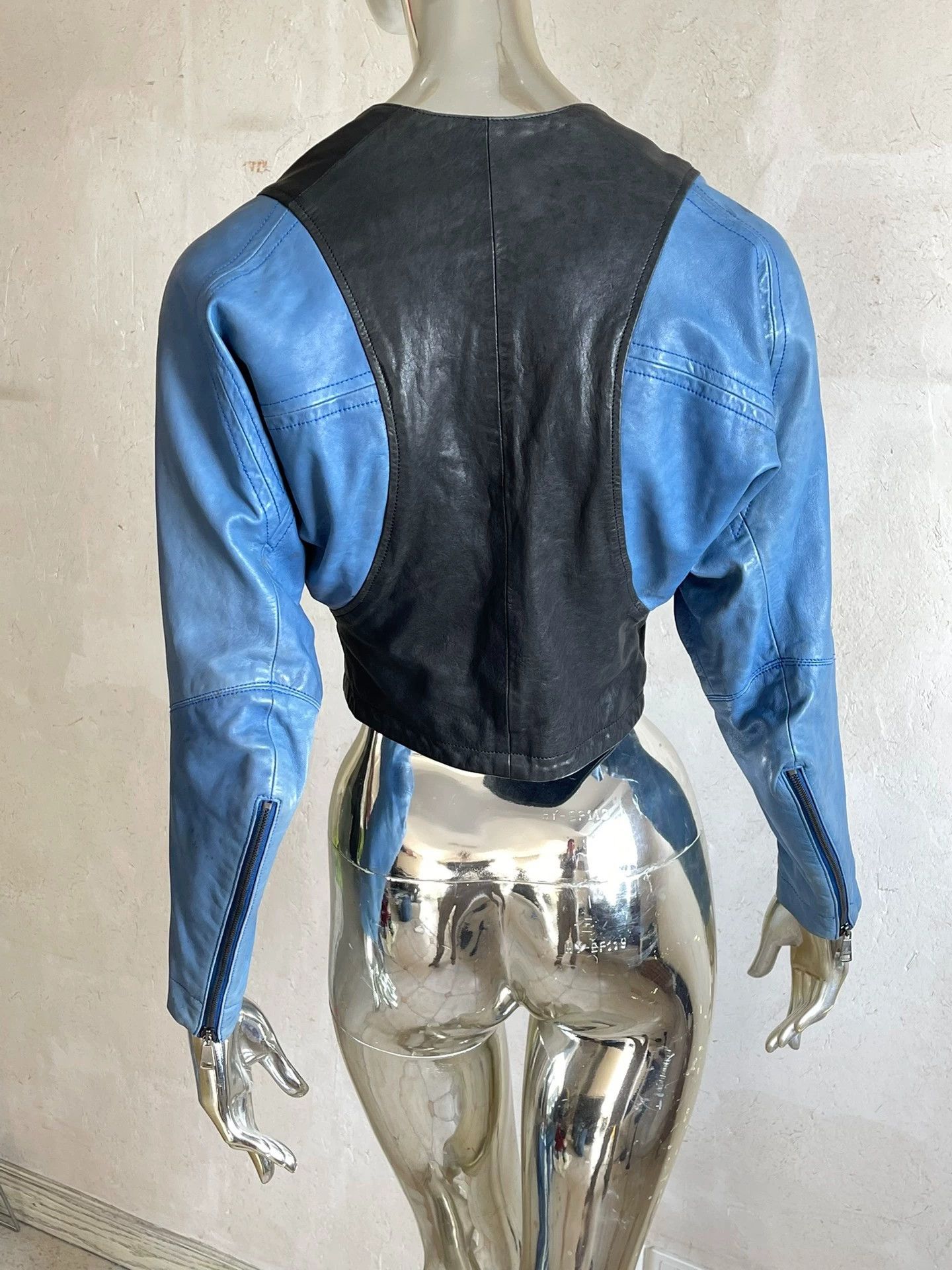 Vivienne Westwood Vivienne Westwood Punk Colorblock Leather Jkt Wmns 40 Size S / US 4 / IT 40 - 3 Thumbnail