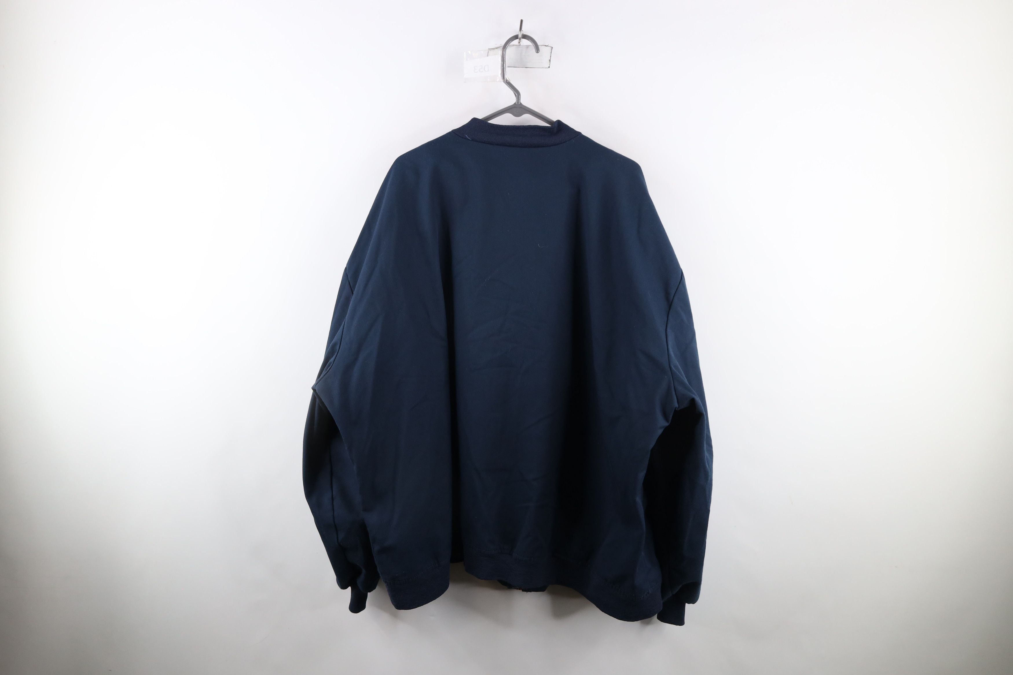 Vintage Vintage 90s Streetwear Workwear Mechanic Bomber Jacket Blue Size US XXL / EU 58 / 5 - 11 Thumbnail