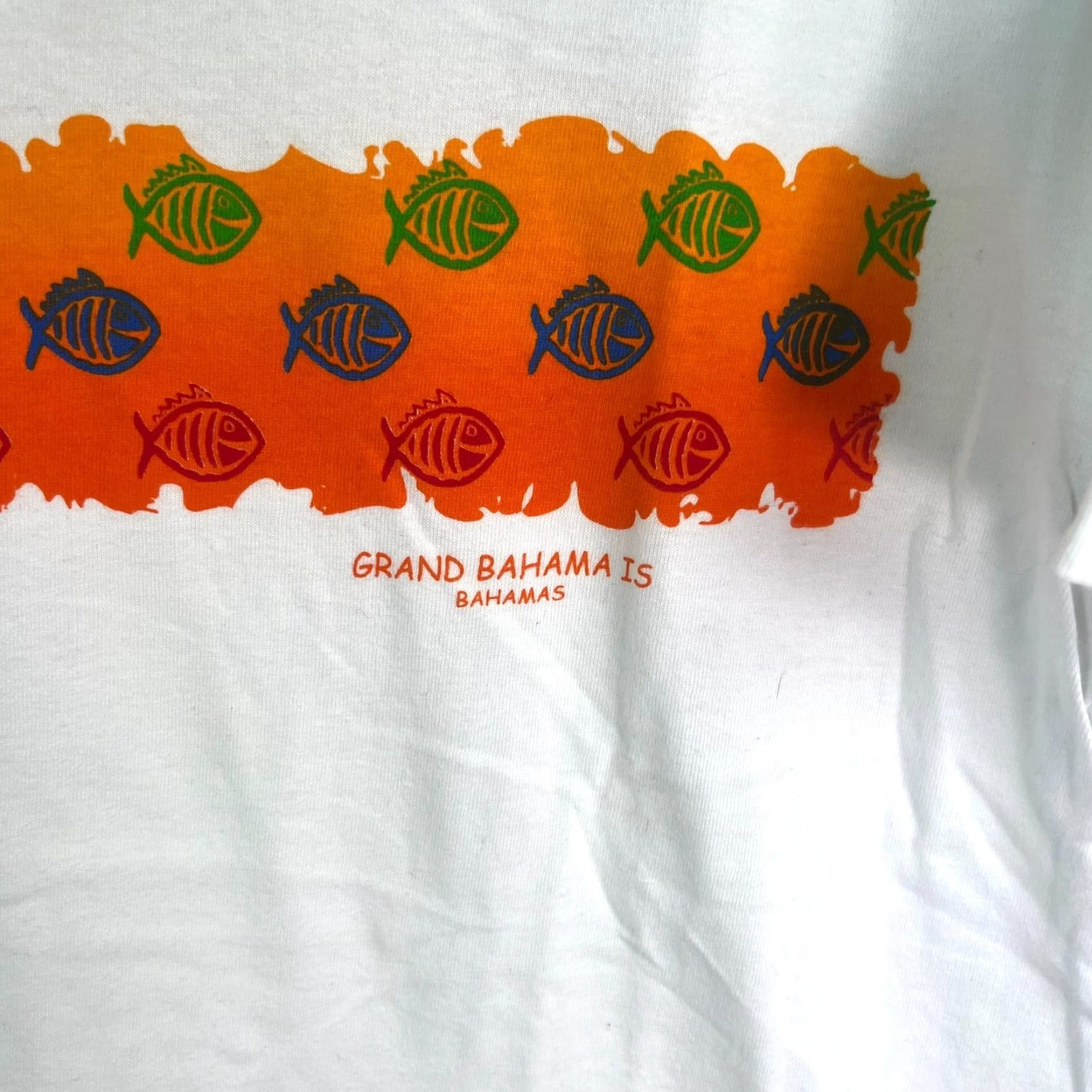 Iro Miro Overseas Grand Bahamas Destination T-Shirt Adult L White Size US L / EU 52-54 / 3 - 2 Thumbnail