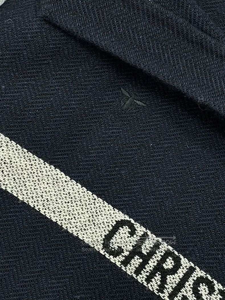 Dior Dior Dark blue little bee hem letter logo hooded lace-up w Size XS / US 0-2 / IT 36-38 - 2 Thumbnail